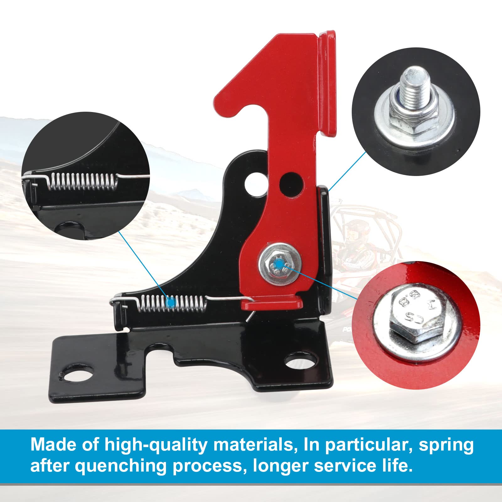 Spring Parking Brake Compatible With Polaris Rzr All Mondel,Polaris Ranger 800,900,1000,Xp900,Xp1000,Turbo S Accessories