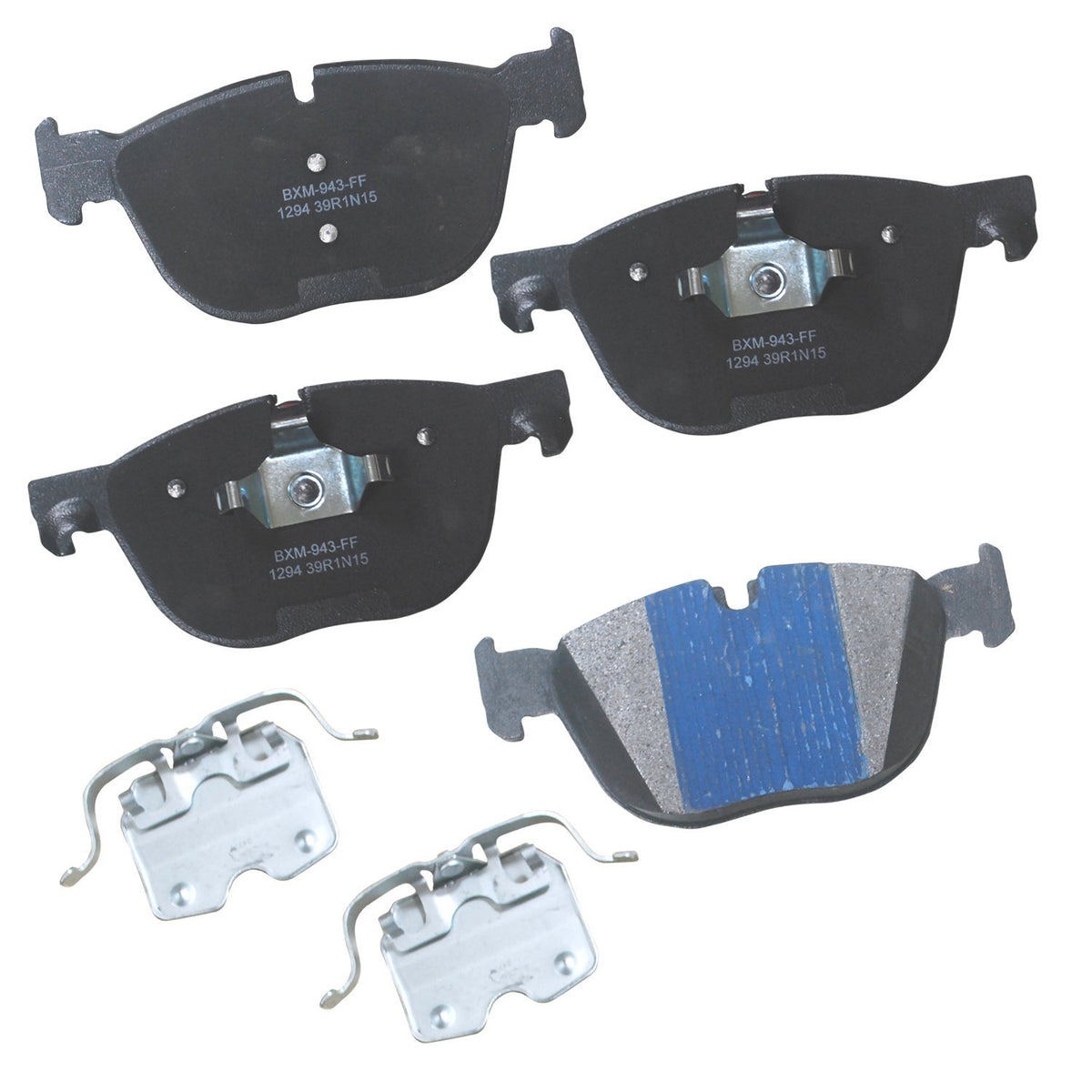 Bendix Premium Sbm1294 Semi-Metallic Front Brake Pads For Bmw X4 2018-2016, X5 2018-2007, X6 2016-2008, X6 2019-2018