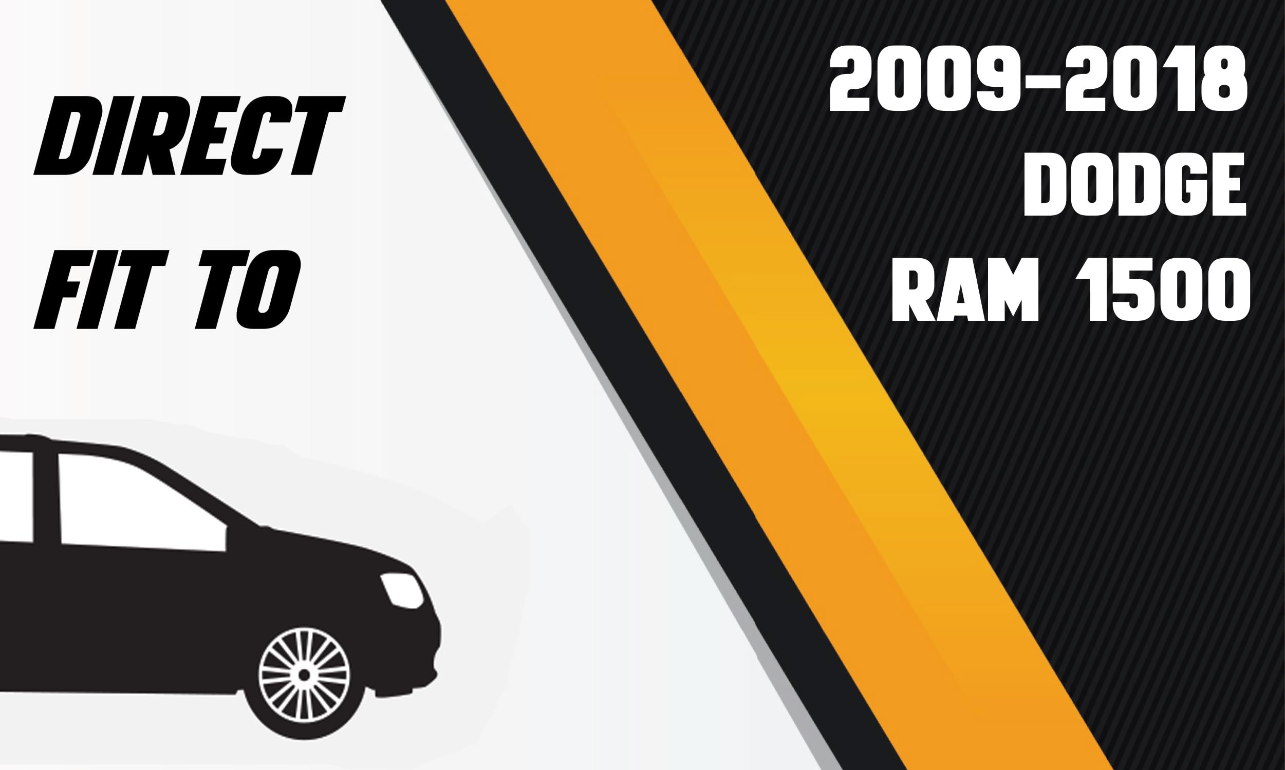 Northeastern Exhaust | Stainless Steel Dual Performance Direct Fit Muffler Compatible For Dodge Ram 1500 2009-2018 Agressive Series | Automotive Replacement Part