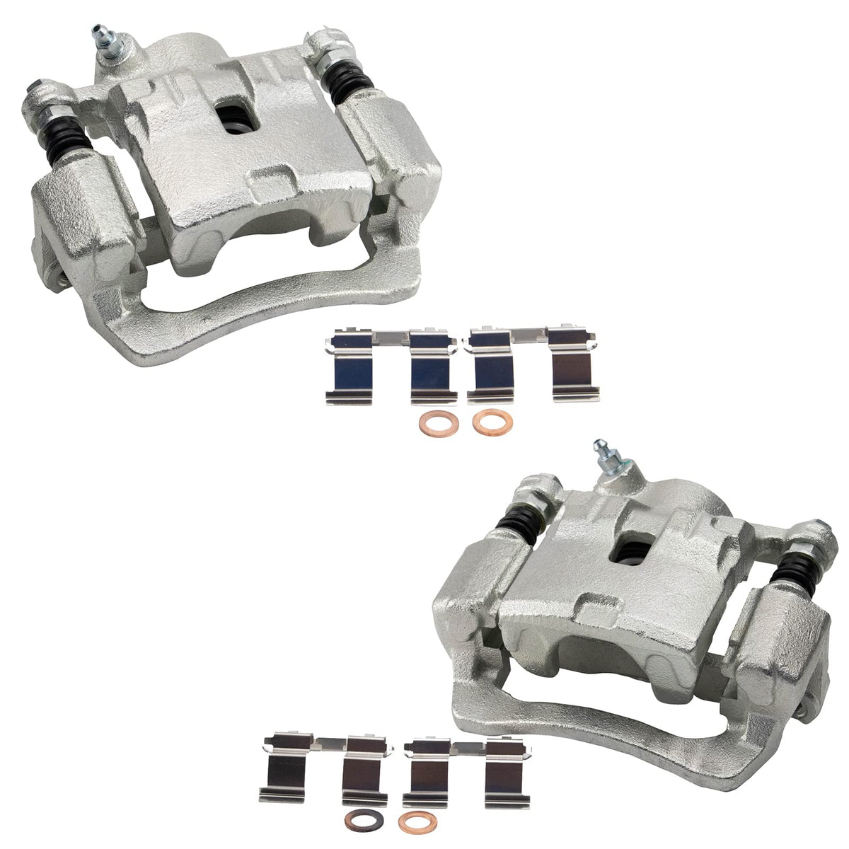 Trq Rear Brake Caliper Set Compatible With 2009-2013 Subaru Forester 2008-2014 Impreza 2015-2019 Wrx