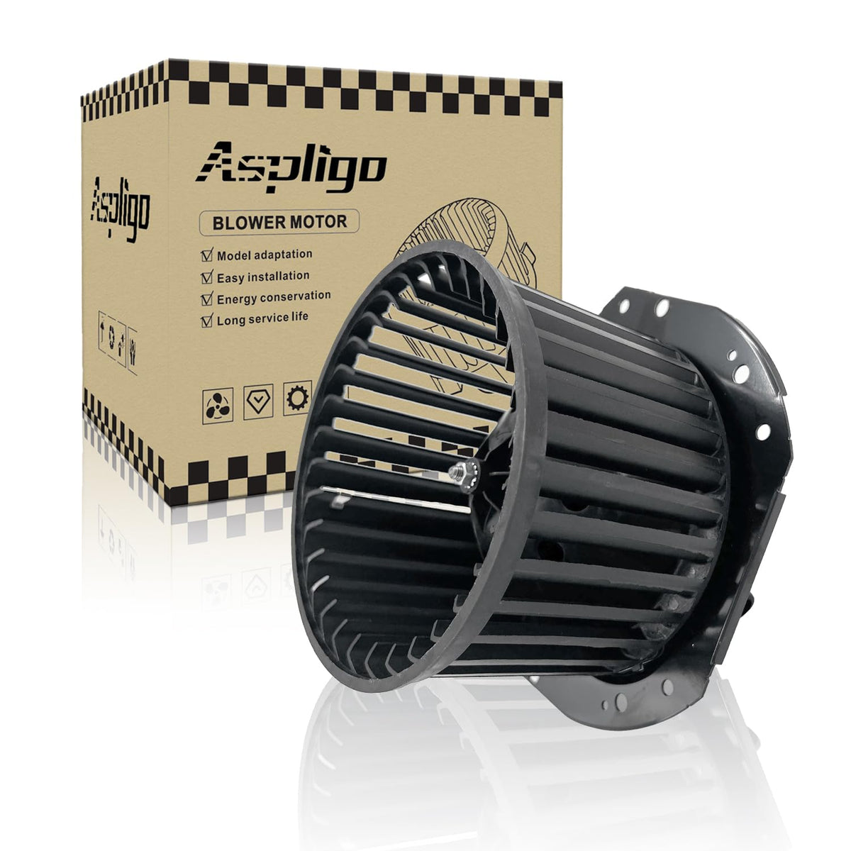 Aspligo 700091 Ac Heater Blower Motor Fan Assembly Fit For Chevy Blazer C10 C20 C1500 K10 K20 K1500 K2500 R10 R20 R1500 R2500 V1