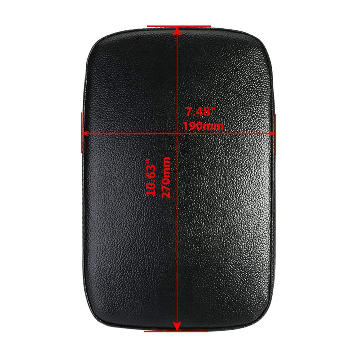 Osan Leather Pillion Pad 6 Suction Cup Rear Passenger Seat For Harley Custom Bikes