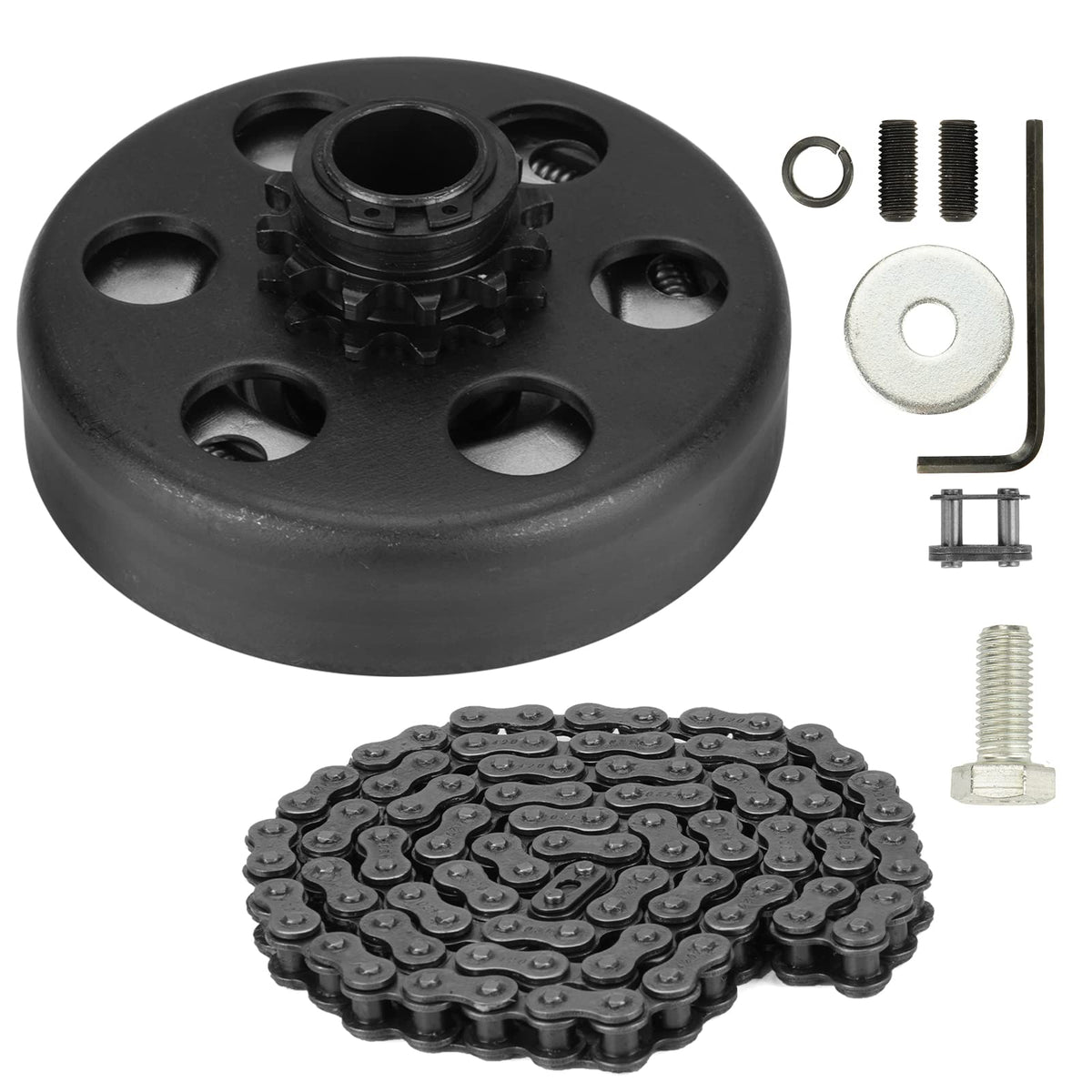 Go Kart Clutch For 2-6.5Hp Engine 3/4' Bore 12T #35 Chain Centrifugal Clutch Fit For Predator 212Cc,Honda Gc160 Gc190 Gx120,Go Kart, Minibike, Fun Kart