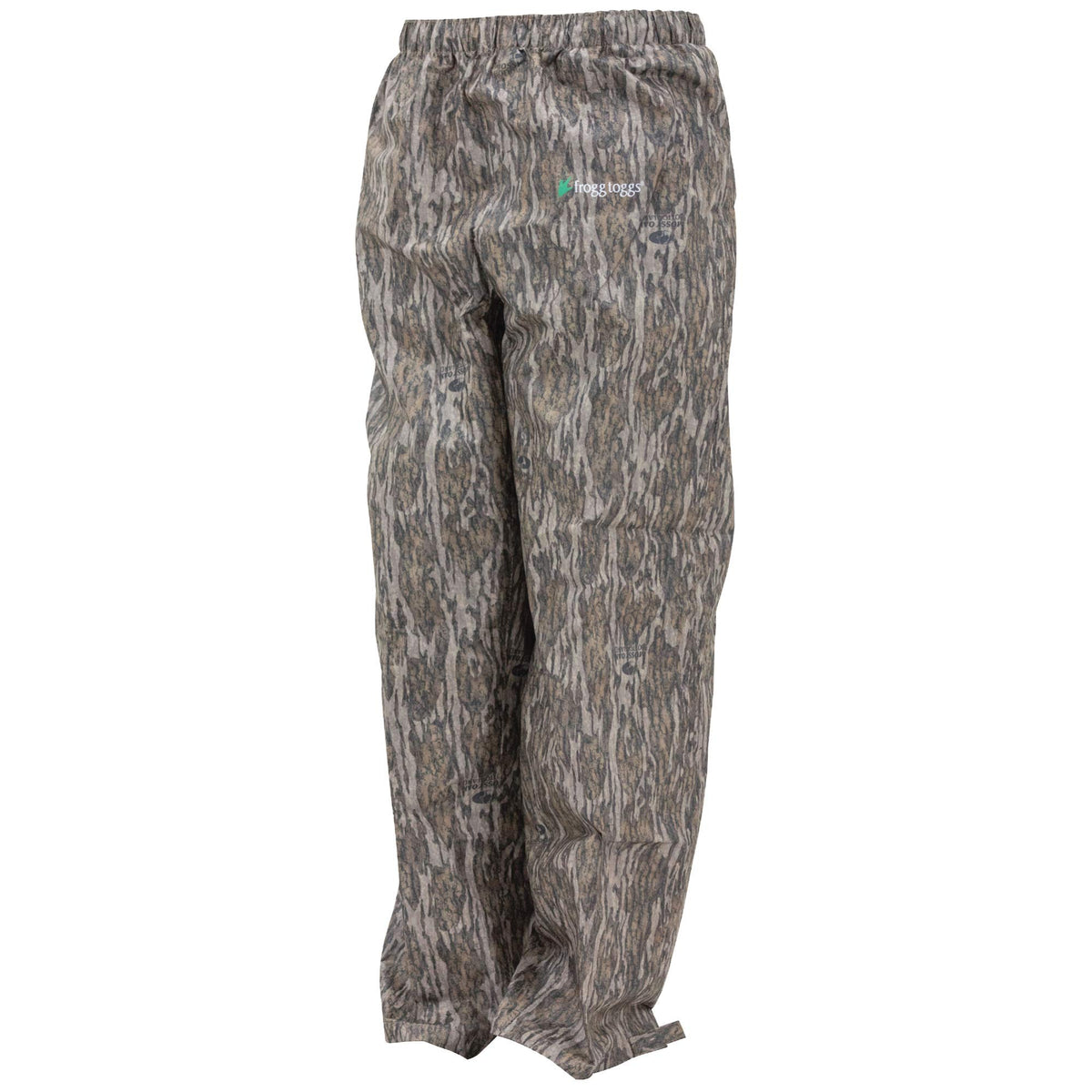 Frogg Toggs Men'S Standard Classic Pro Action Waterproof Breathable Rain Pant, Mossy Oak Bottomland, Medium Short
