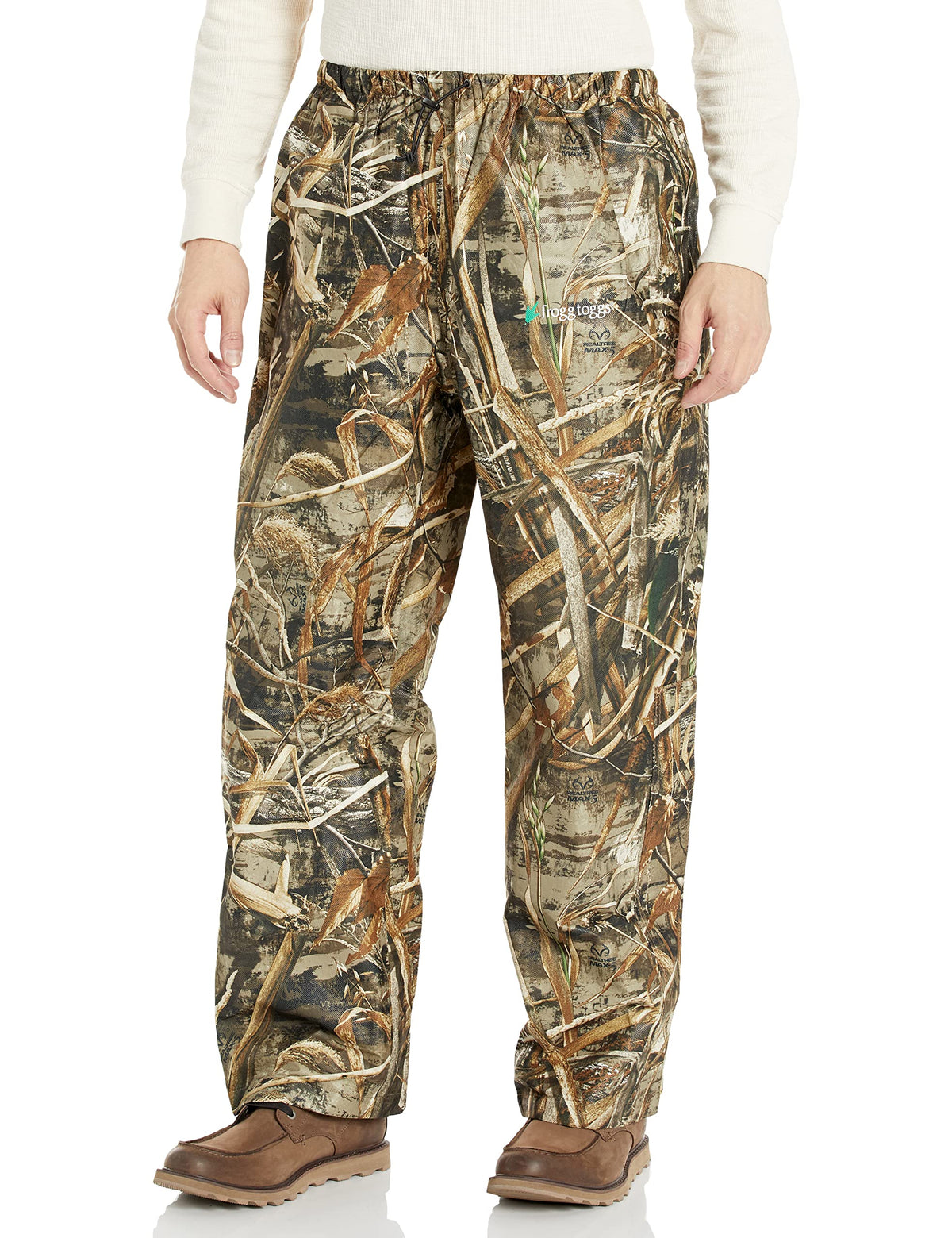 Frogg Toggs Men'S Standard Classic Pro Action Waterproof Breathable Rain Pant, Realtree Max5, X-Large Short