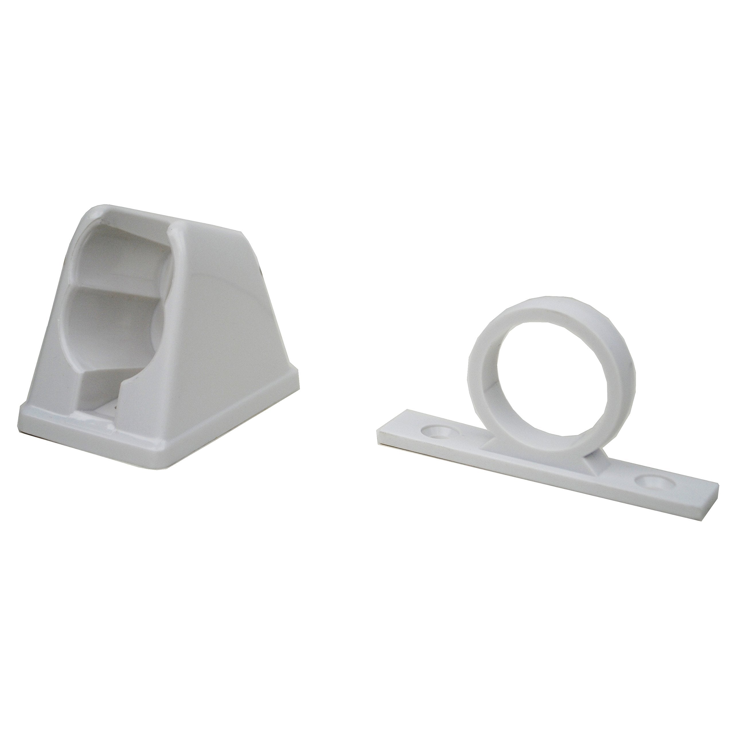 Laguna Brass 3220Wt/4120Wt Rv/Motorhome Two Handle Non-Metallic Diverter Valve With Matching Hand Shower Set, White Finish