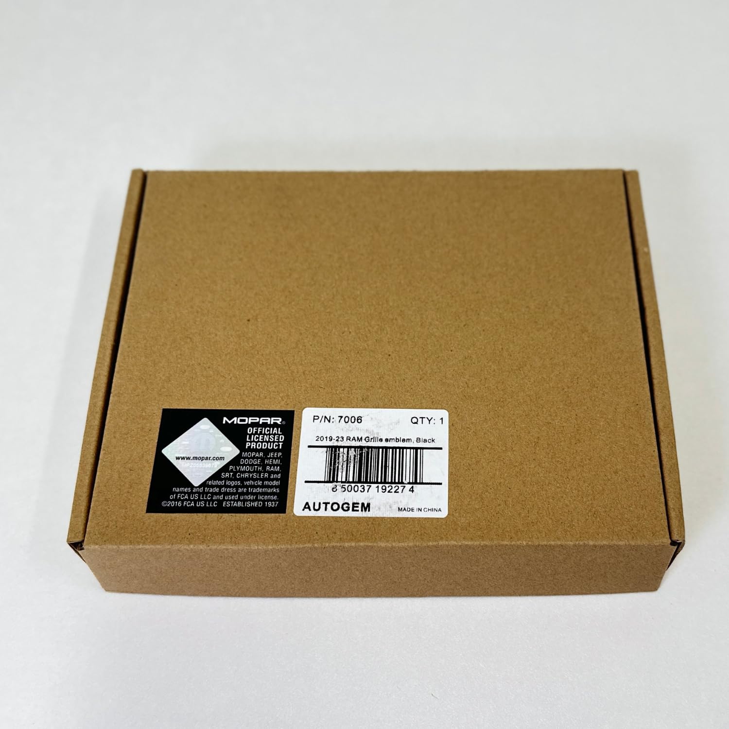 2019-2023 RAM 1500 Black Grille Emblem | Stylish Truck Badge Logo