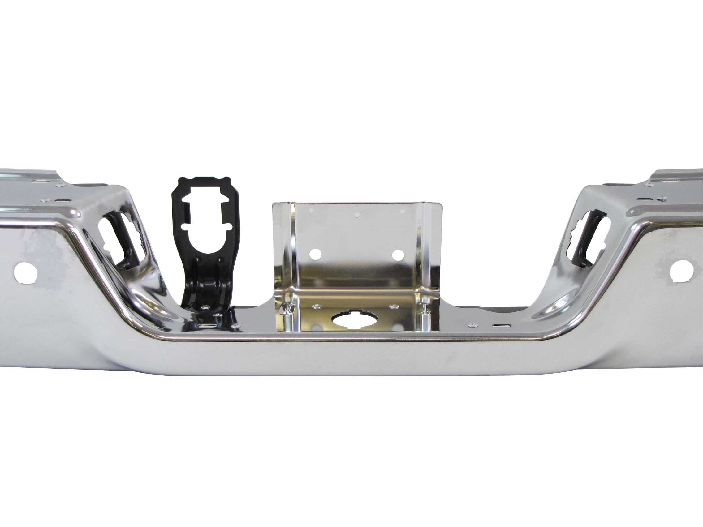 For Dodge Ram 1500 2009-2018 / Ram 1500 Classic 2019-2022 Rear Bumper Face Bar Chrome (With Sensor Hole, With Dual Exhaust Cut-Outs) Ch1102365