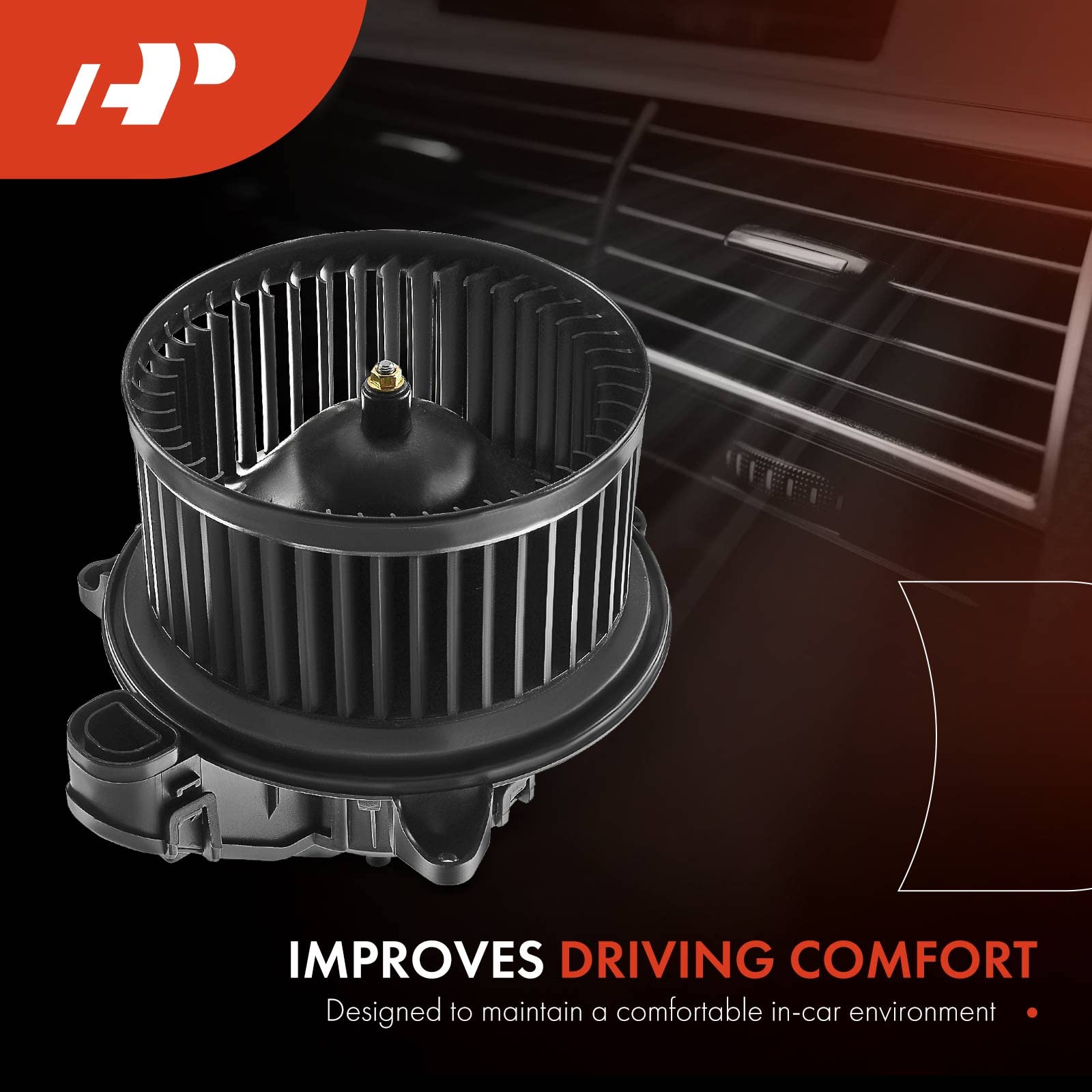 A-Premium HVAC Heater Blower Motor Assembly Compatible with Ford Vehicles - 2015-2023 Transit-150, Transit-250, Transit-350, Transit-350 HD, 2022-2023 E-Transit - Replace# PM4063