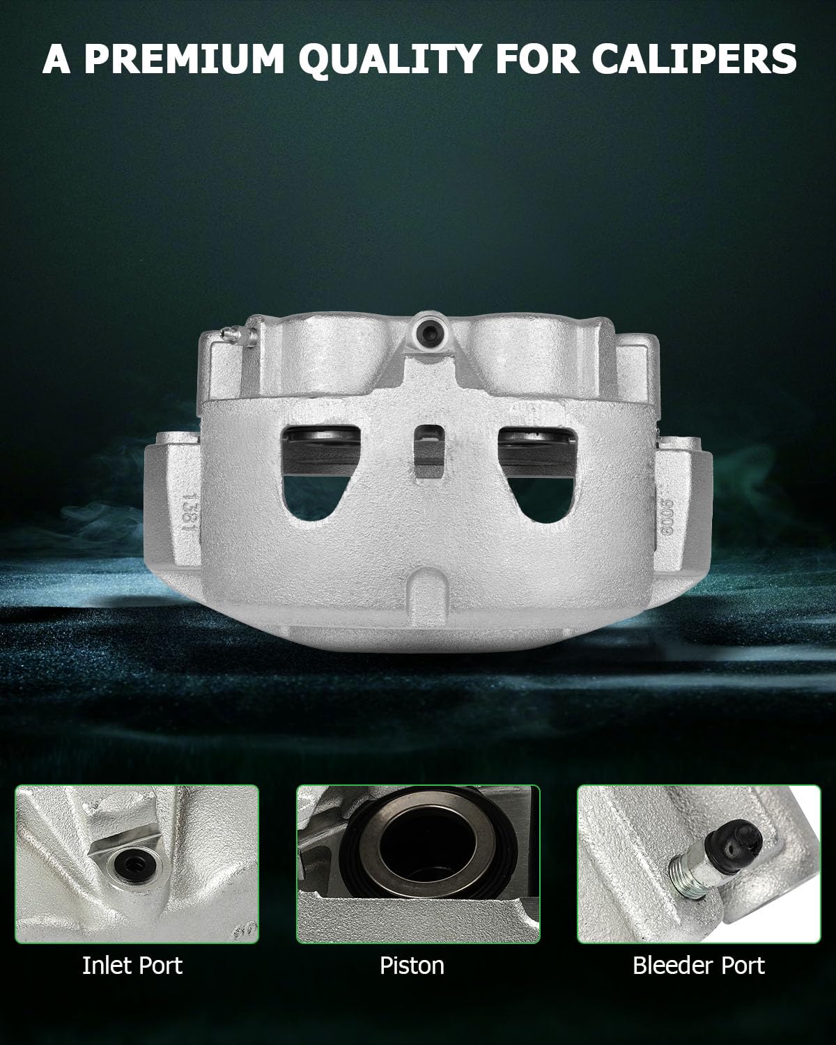 Scitoo 18B5303 Front Left Disc Brake Caliper W/Bracket For Chevy For Silverado 2500 Hd/For Silverado 3500 Hd/For Suburban/For Su