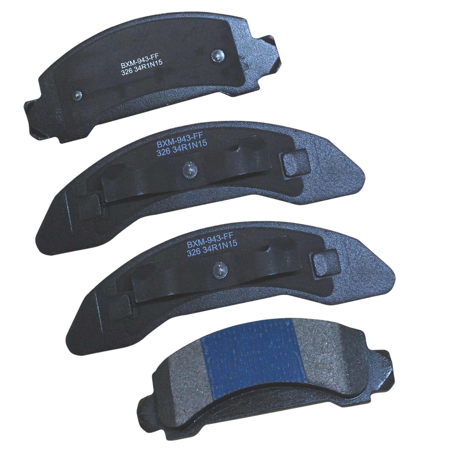 Bendix Premium Sbm326 Semi-Metallic Front Brake Pads For Ford Aerostar 1987-1986, Bronco Ii 1986, Ranger 1987-1986