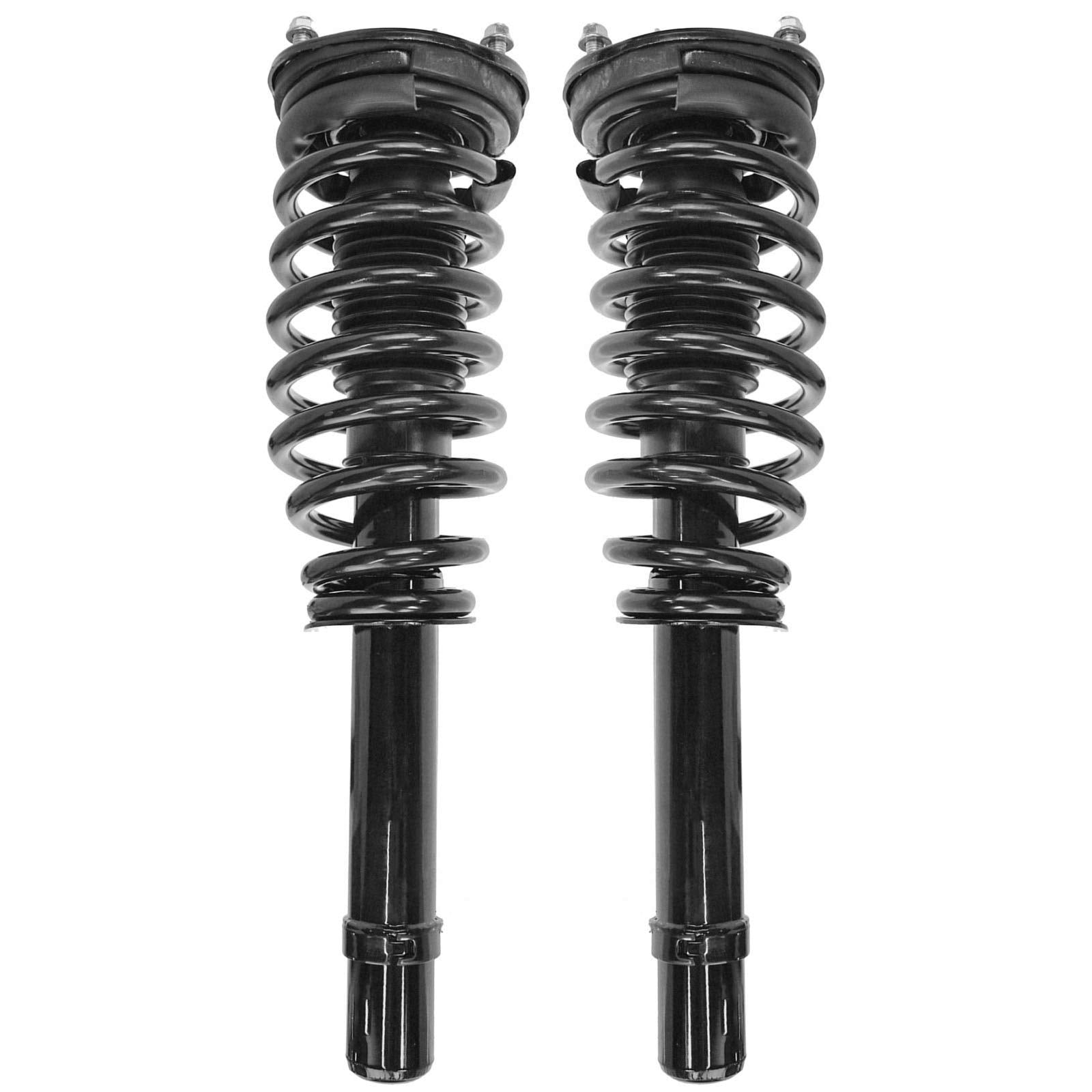 Trq Front Strut & Coil Spring Assembly Set Driver & Passenger Sides Compatible With 00-05 Hyundai Sonata 01-06 Kia Optima
