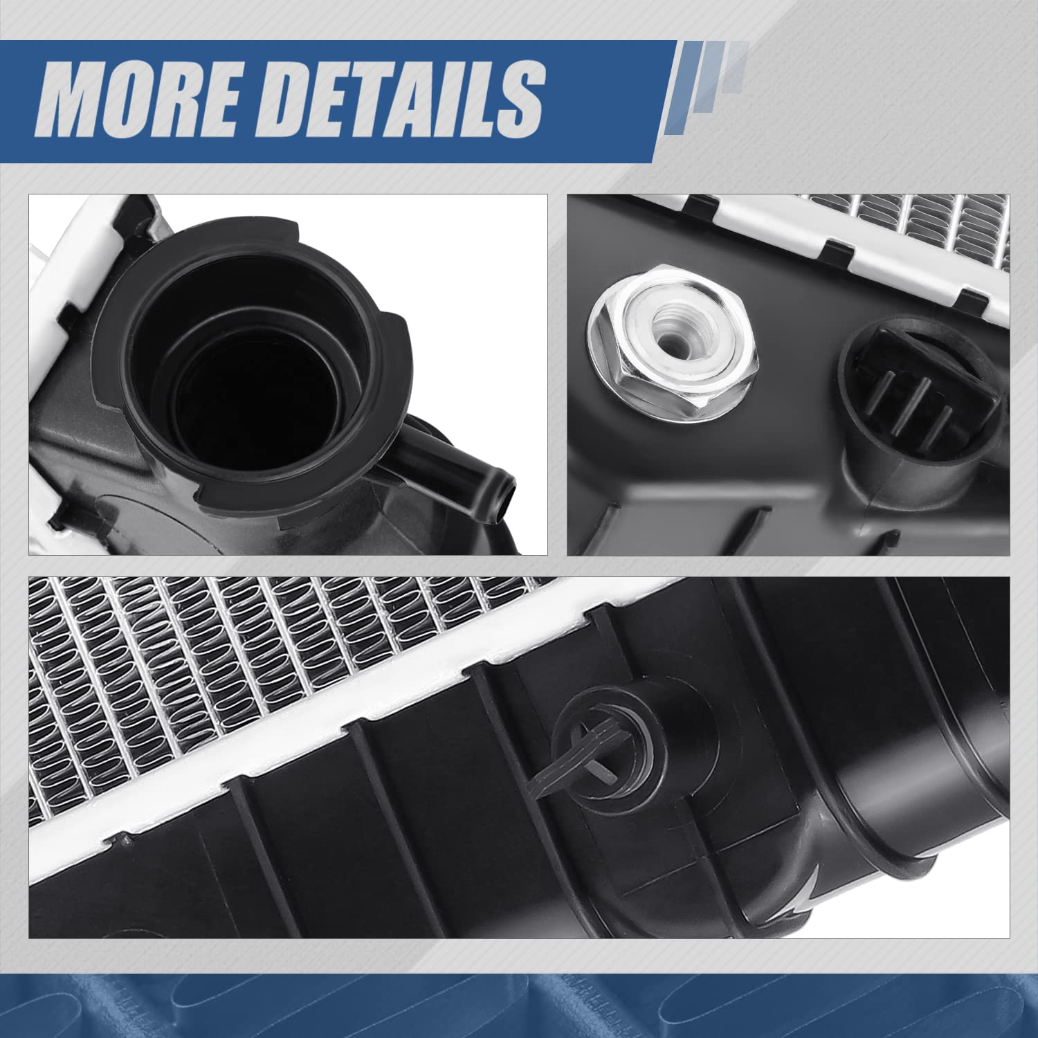 Auto Dynasty Radiator Compatible With 1982-1992 Buick Century Chevy Celebrity Oldsmobile Cutlass Ciera Cruiser Pontiac 6000 2.5L