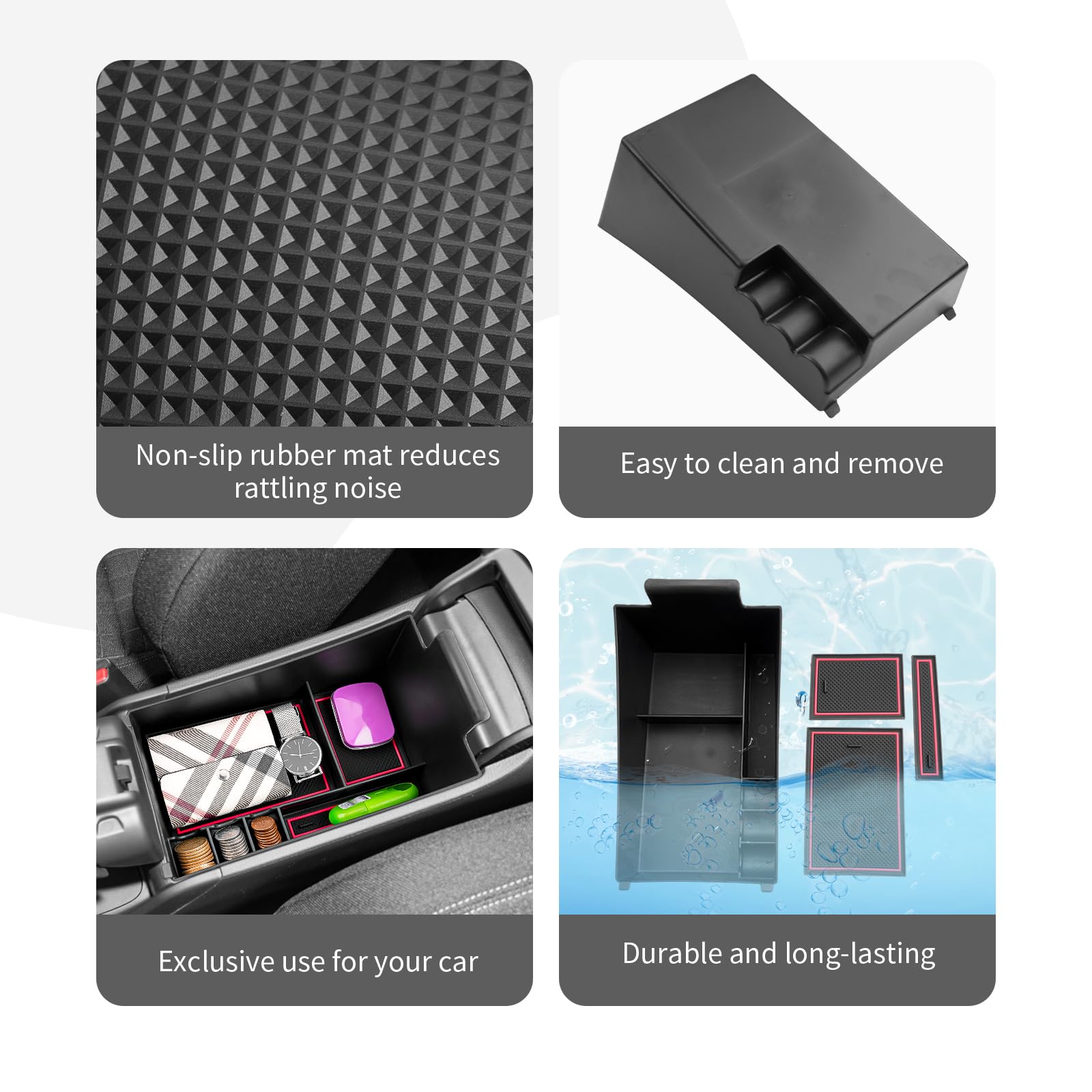 Cdefg 2023 2024 2025 Hr-V Center Console Organizer Tray For 2023 2024 2025 Honda Hrv Armrest Tray Storage Box Secondary Insert T