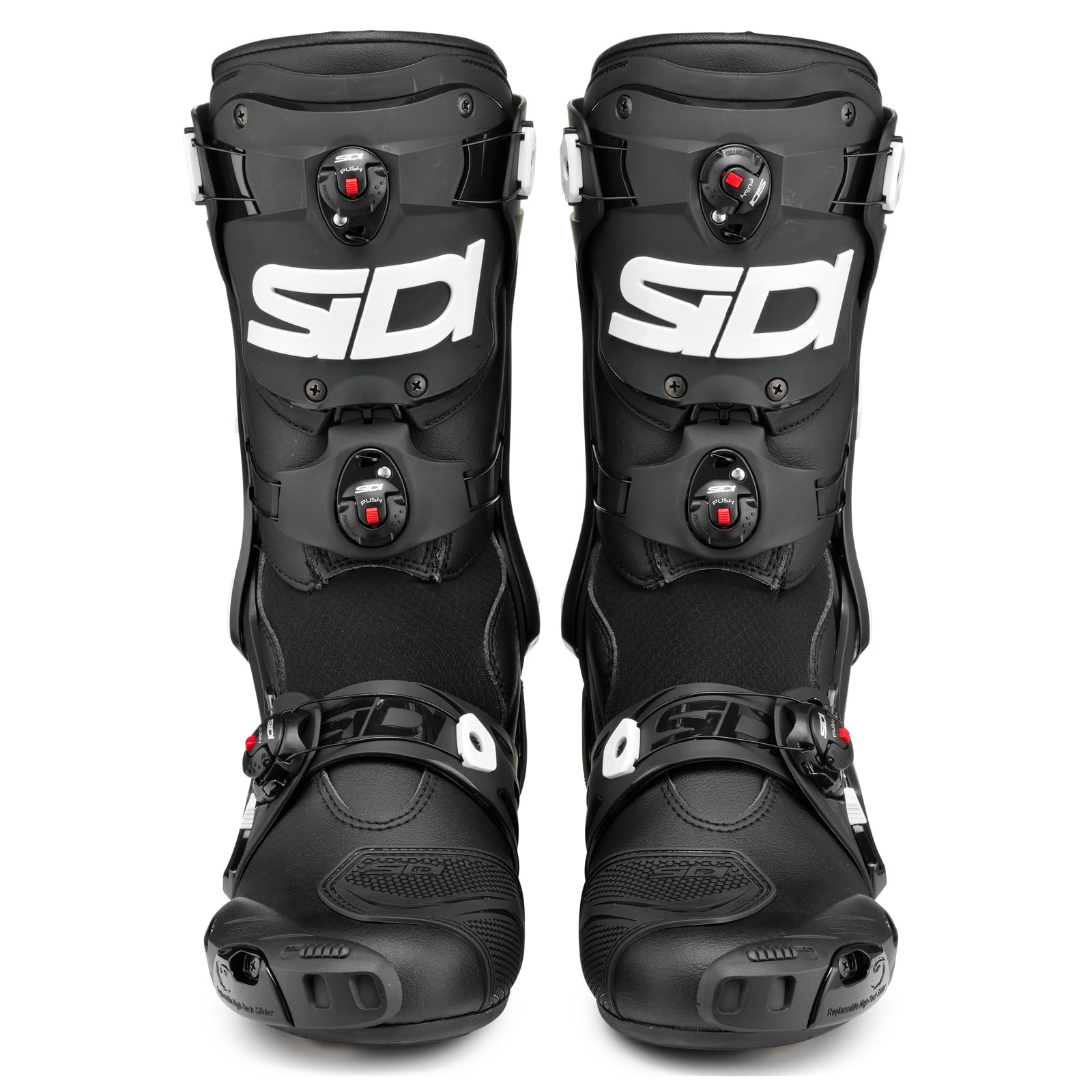 SIDI Men's Motorcycle Boots, Black White, 44 EU