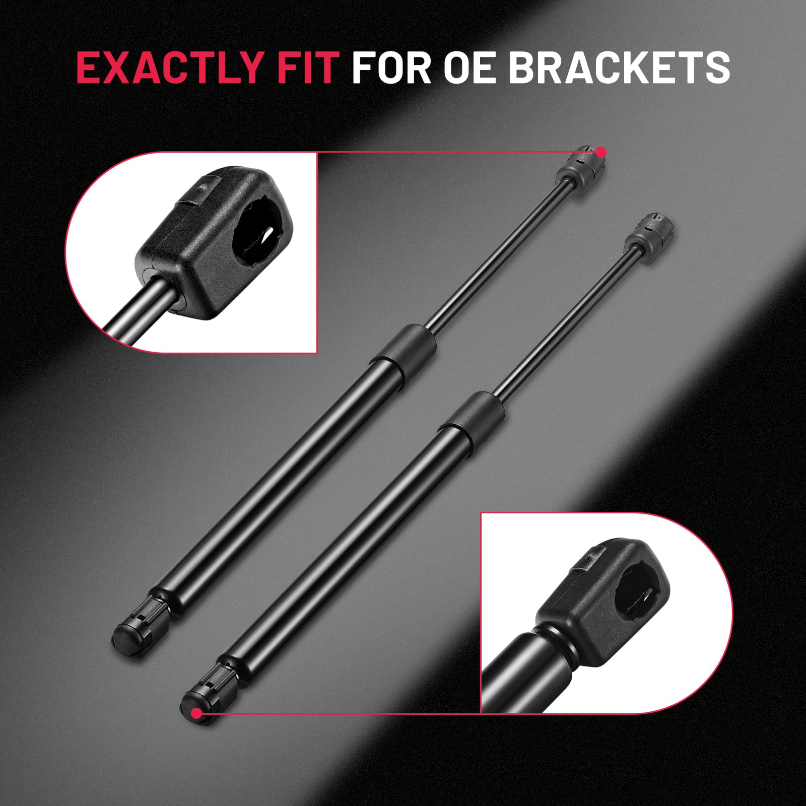 Bdfhyk 2 Pcs Rear Hatch Liftgate Lift Supports Trunk Struts Gas Struts Spring Shocks Compatible With F-250 F-350 F-450 F-550 Sup