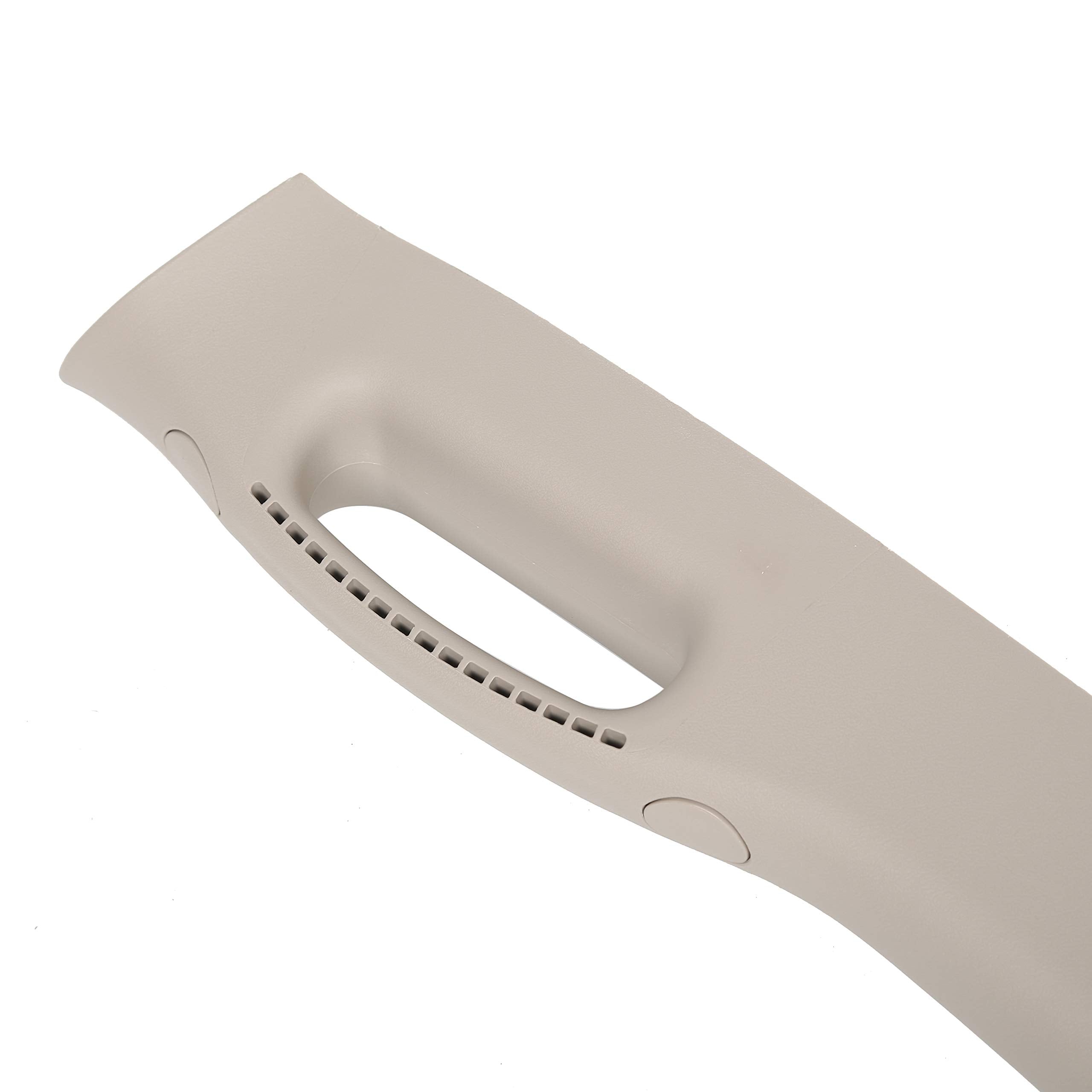 HECASA A Pillar Grab Handle Trim for 2002-2010 Dodge Ram 1500/2500/3500, Left, Gray, Plastic, Model 1TE75BD1