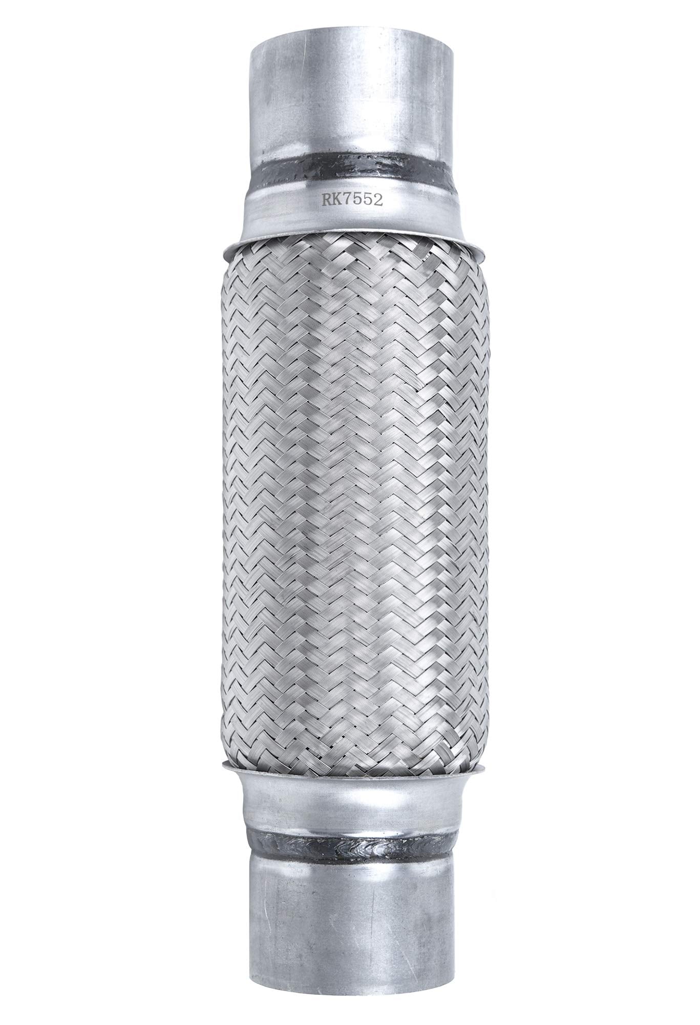 Rp Remarkable Power, Exhaust Flex Pipe 3'' X 10'' Heavy Duty Stainless Steel 14'' Ol Rk7552