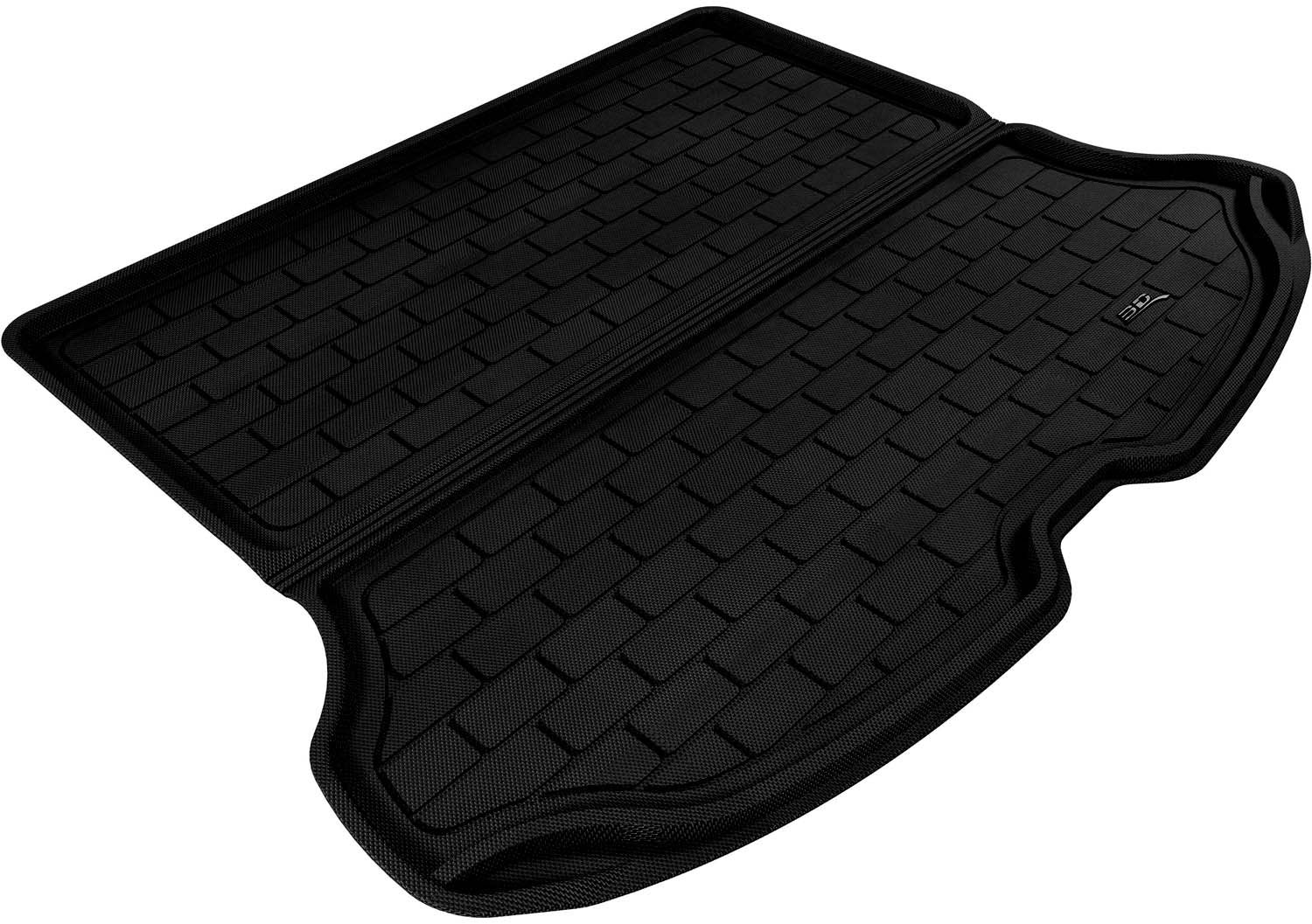 3D MAXpider M1VV0061309 Cargo Custom Fit All-Weather Floor Mat for Select Volvo XC60 Models - Kagu Rubber (Black)
