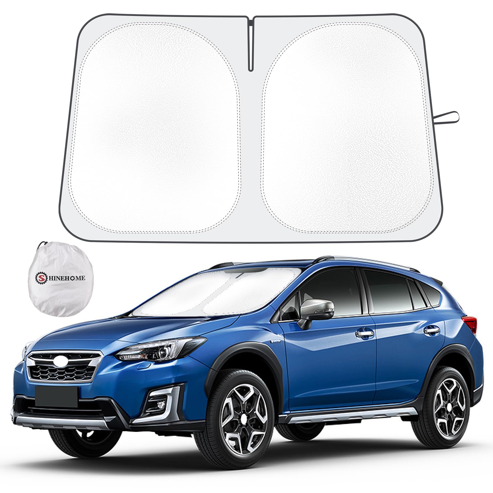 Car Windshield Sun Shade Compatible With 2018 2019 2020 2021 2022 2023 2024 2025 Subaru Crosstrek 2.0I Premium Limited Wagon Acc