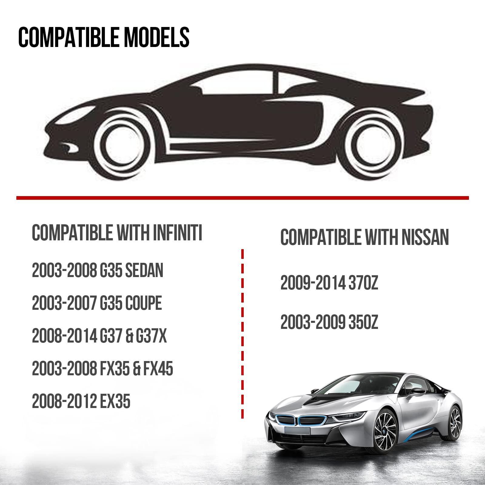 35Pcs Engine Under Cover Splash Shield Body Bolts Screws, Bumper Clips Extruded U-Nuts Kit Compatible With Nissan 350Z 370Z Infiniti G35 G37 Ex35 Fx35 Fx45