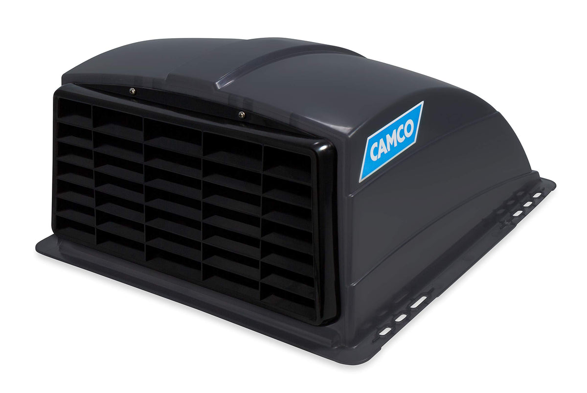 Camco Roof Vent Cover-Allows High Flow Ventilation Into Your Rv, Rain Or Shine-Easy Cleaning-Installation Hardware Included-Smok