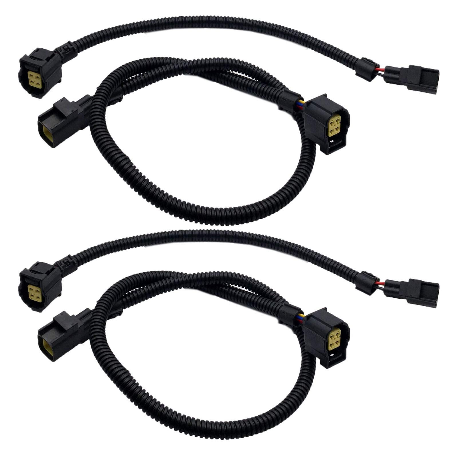 4Pcs O2 Oxygen Sensor Extension Harness Compatible With Dodge Jeep Chrysler Srt Ram 1500 Charger