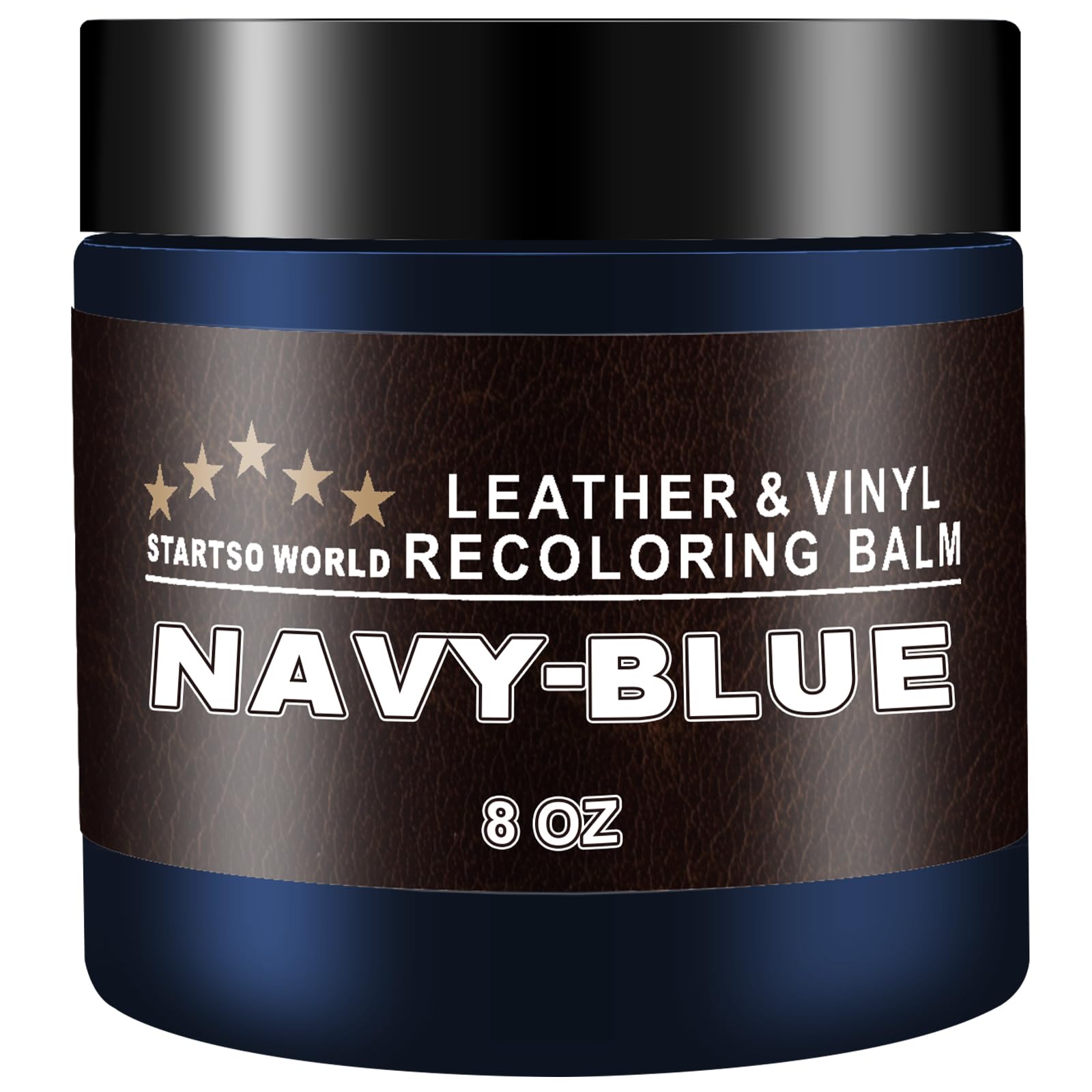 Startso World Leather-Recoloring-Balm-Repair-Cream-Kit For Restoration Navy Blue Couches, Sofa, Furniture Color Dye Restorer - 8
