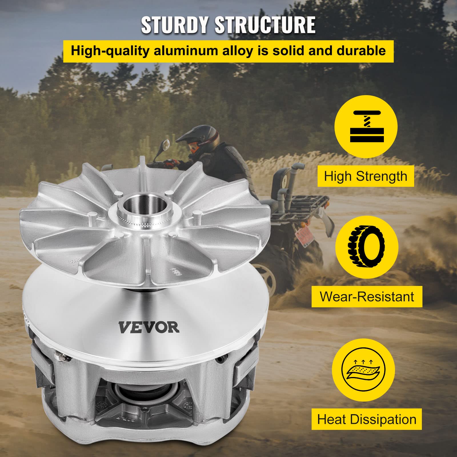 Vevor Supsuper Primary Drive Clutch For Polaris Rzr 1000 2014-2019