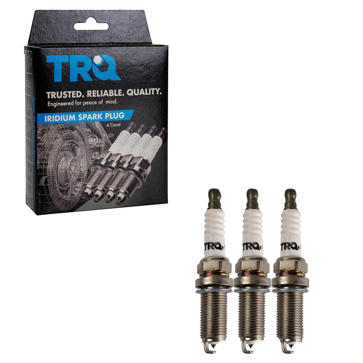 Trq Iridium Spark Plugs Engine Tune Up Ignition Kit 3 Piece Set Compatible With 2000-2006 Honda Insight