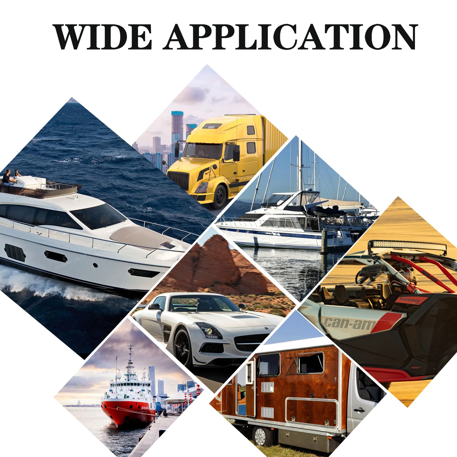 AWBLIN Battery Disconnect Switch 12V 24V 48V Master Isolator Cut Off Switch for Marine Boat Car Truck Camper RV Trailer Vehicles