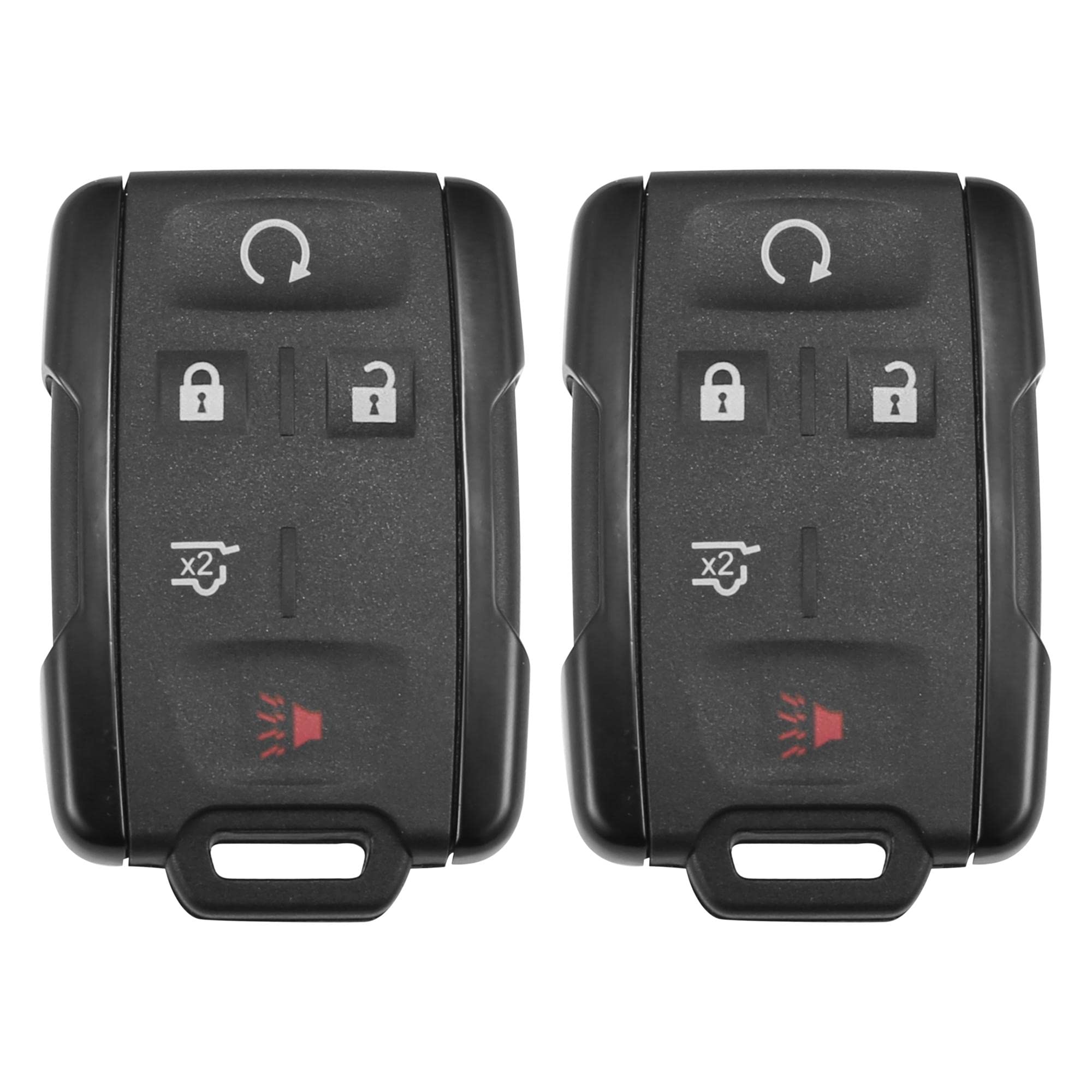 X AUTOHAUX 2pcs 5 Button Keyless Entry Remote Control Replacement Key Fob Proximity Smart Fob M3N32337100 for Chevrolet Tahoe 20
