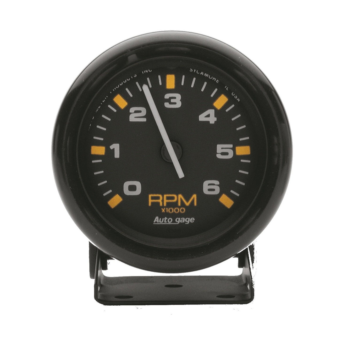AUTO METER 2306 Autogage Mini Tachometer,2.750 in., Black dial/Black bezel
