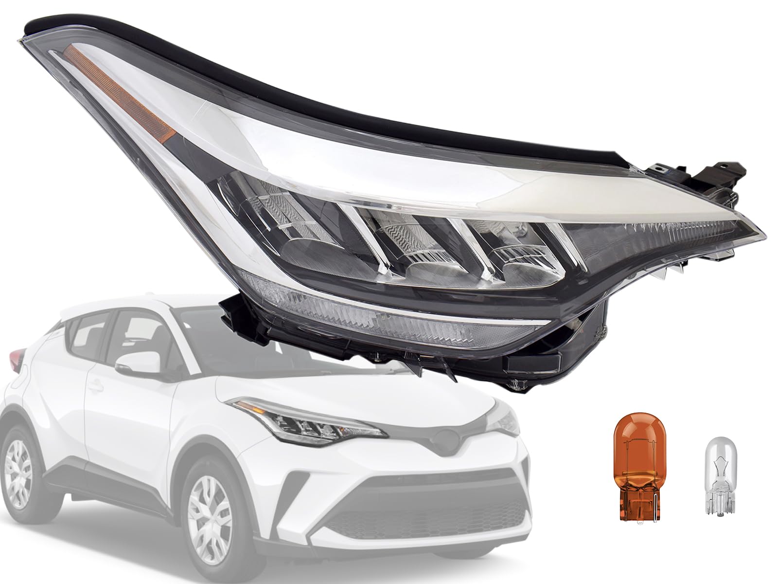 Auto Parts Avenue APA Replacement Head Light for 2020 2021 2022 C-HR Without Adaptive Passenger Right Side TO2503298 81130F4200