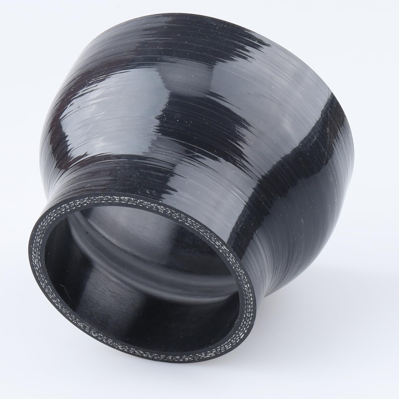 Ac Performance Id 4'' To 2.75'' (102Mm To 70Mm) Silicone Hose Straight Reducer 4-Ply Reinforced Black, 3'' Length