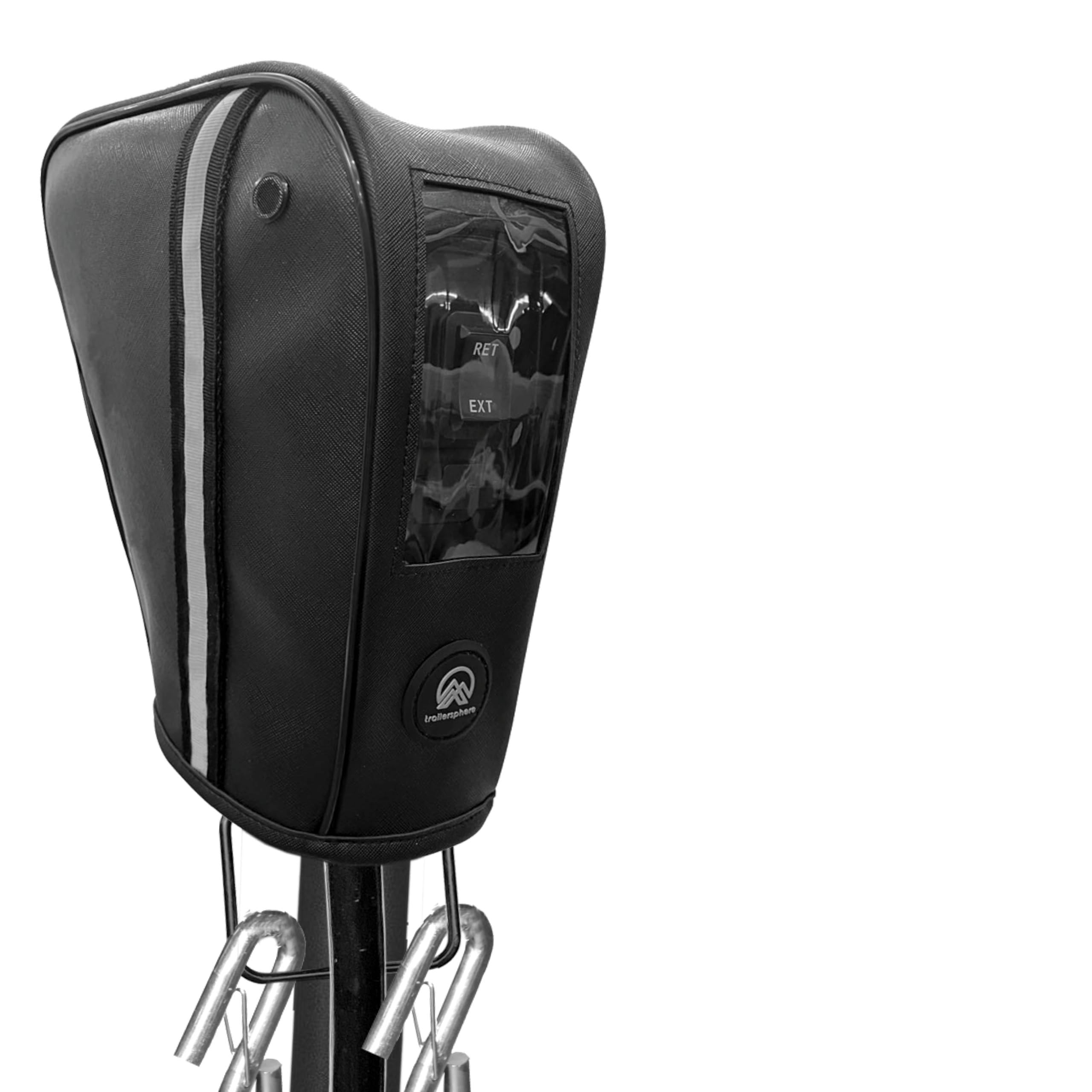 Clever Cover By Trailersphere Custom Electric Tongue Jack Cover For Trailer, Rv, Camper, Chains Holder, Plug Protector, Sun And