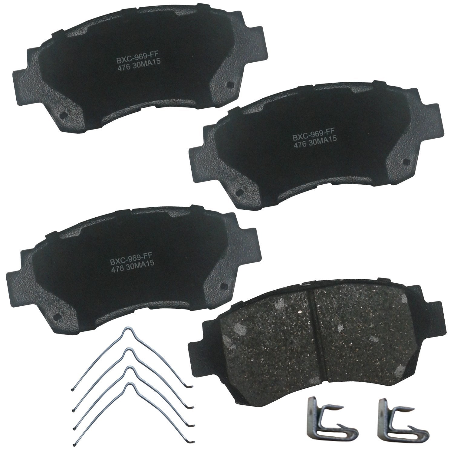 Bendix Premium Sbc476 Ceramic Front Brake Pads For Select Models Lexus Es300, Ls400, Sc300, Toyota Avalon, Camry, Celica, Sienna