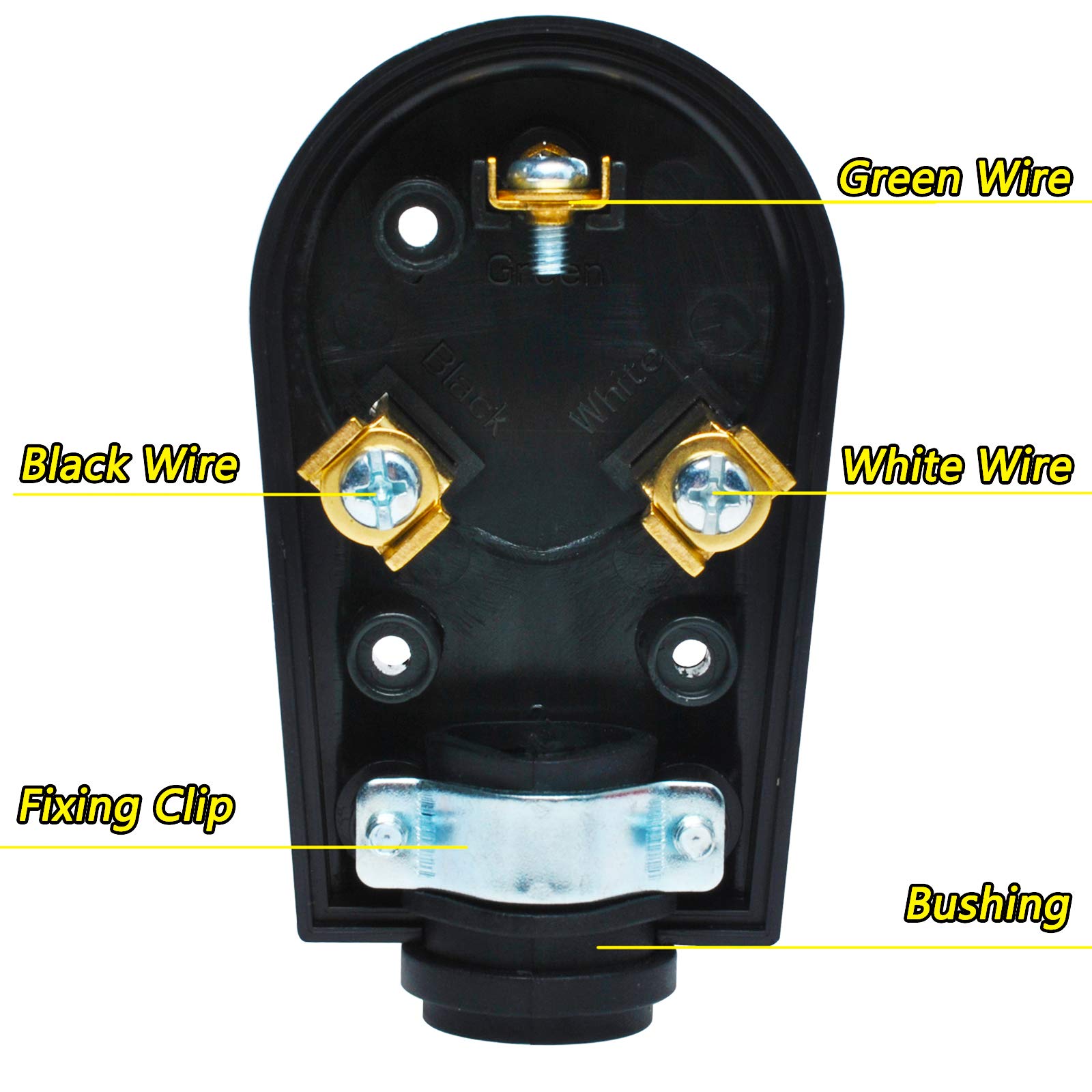 Wadoy 30 Amp Rv Plug Male And Female Plug Set {Upgraded } With Handle Receptacle Plug Electrical Plug Adapter 55245