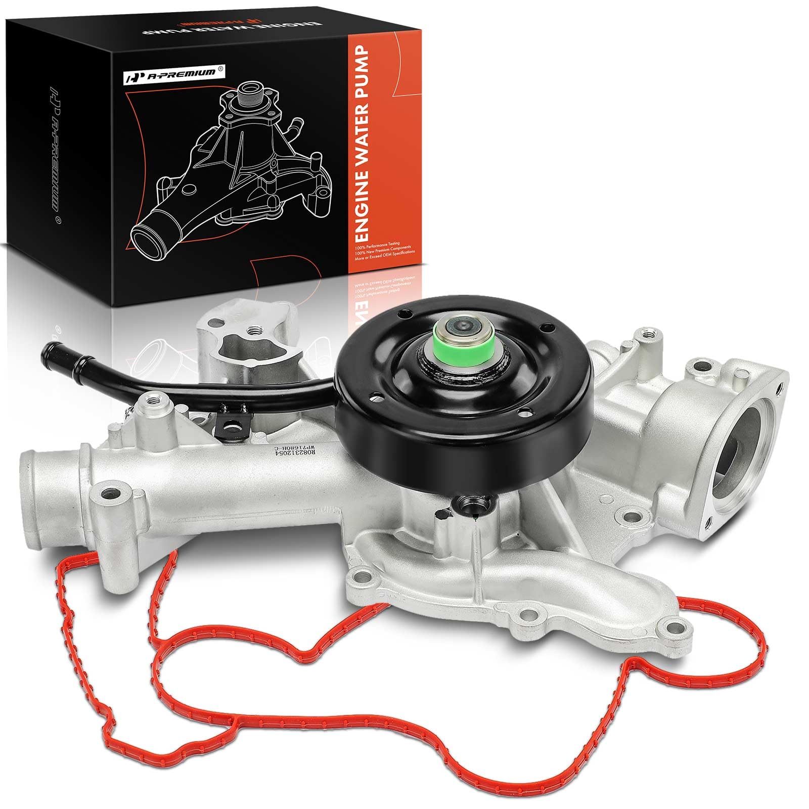 A-Premium Engine Water Pump Kit With Gasket Compatible With Dodge Durango 2004-2008, Ram 1500 2500 3500 2003-2008 & Chrysler Aspen 2007-2008, V8 5.7L, Replace# 53021380Bb