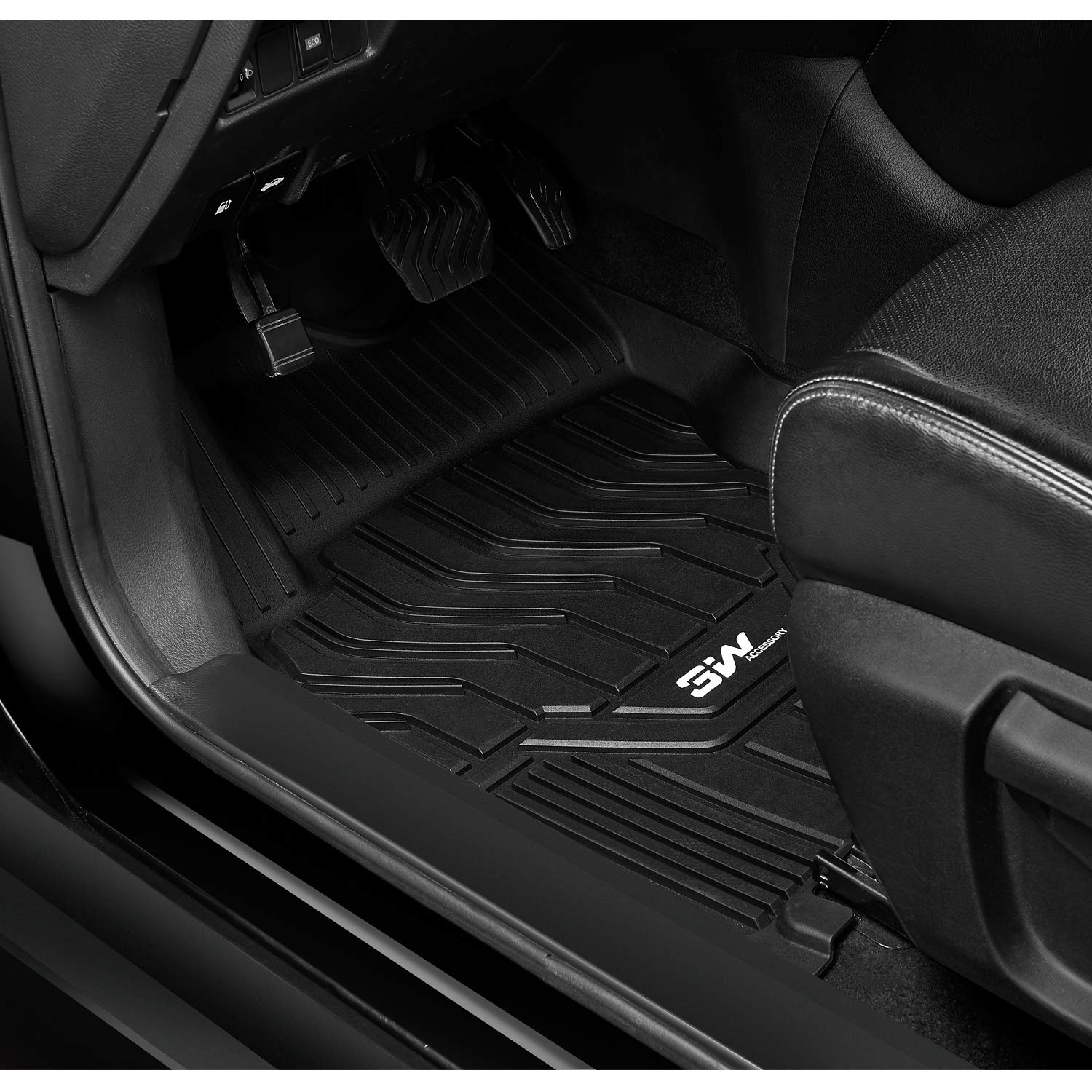 3W Floor Mats Custom Fit For Nissan Altima 2019-2023 2024 2025, Tpe All Weather Accessories Custom Fit Floor Liner For Nissan Al