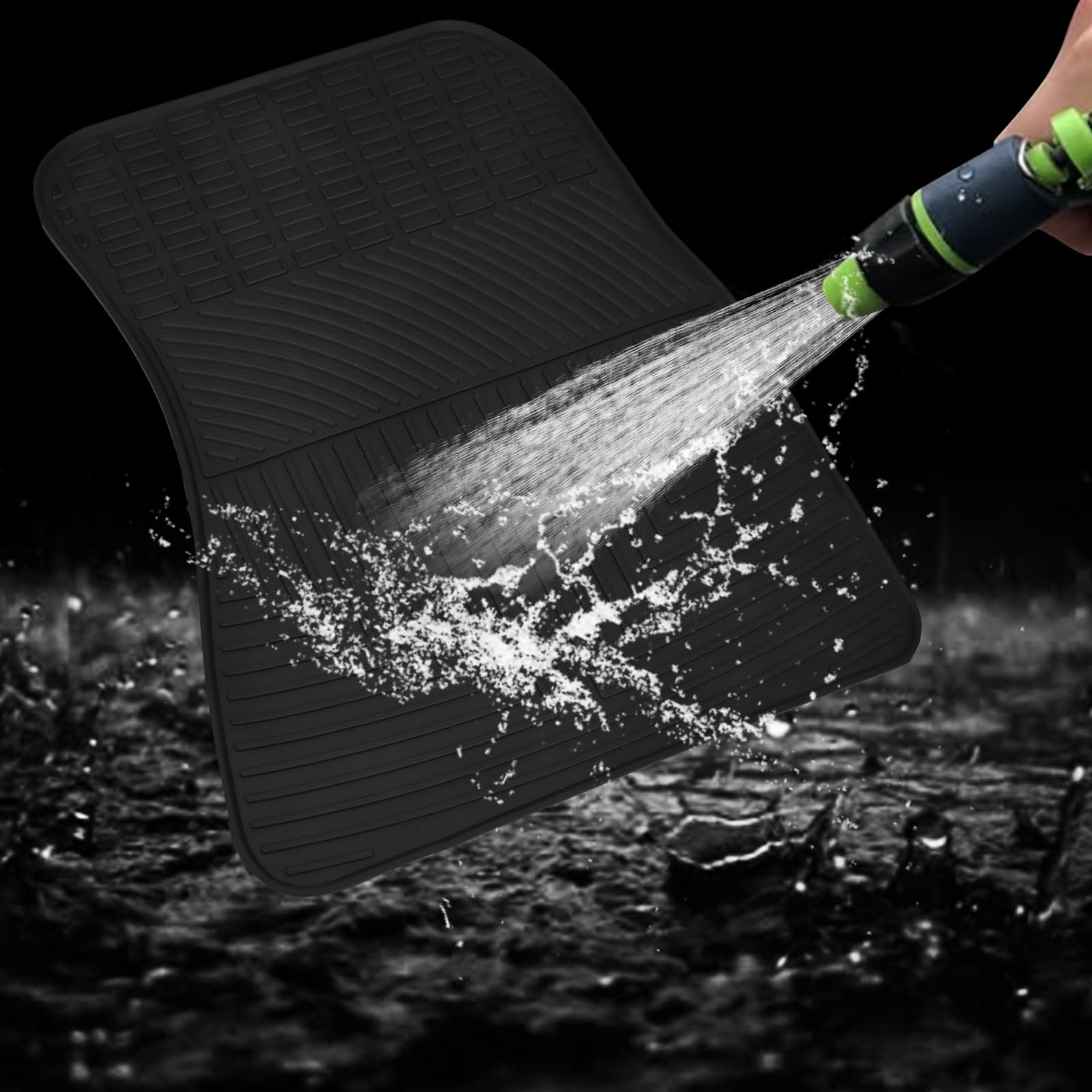 Matericuo Car Floor Mats Custom Fit For Lexus Es Es300 Es330 Es350 Es300H 2013-2018 Black Rubber Auto Liner Mats All Weather Pro