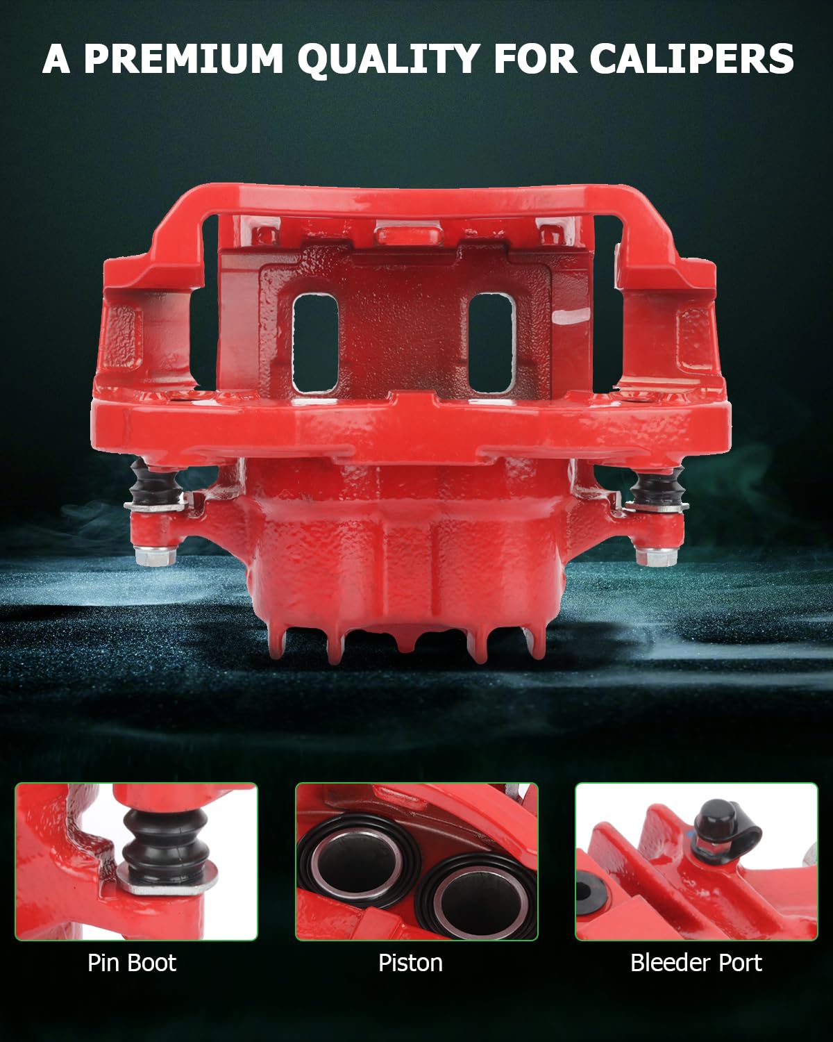 Scitoo 18-B4753 18-B4752 Rear Left & Right Brake Calipers With Bracket For Ford For Excursion 2000-2005,For Ford For F-250 Super