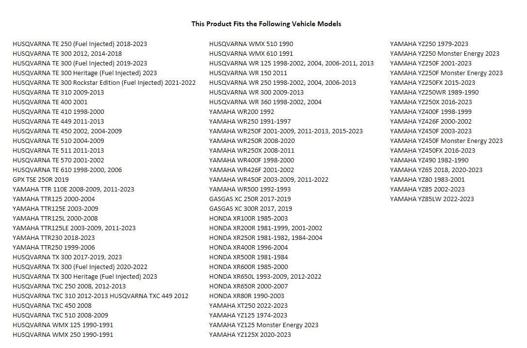 Tusk Motorcycle Rim Lock 1.40/1.60