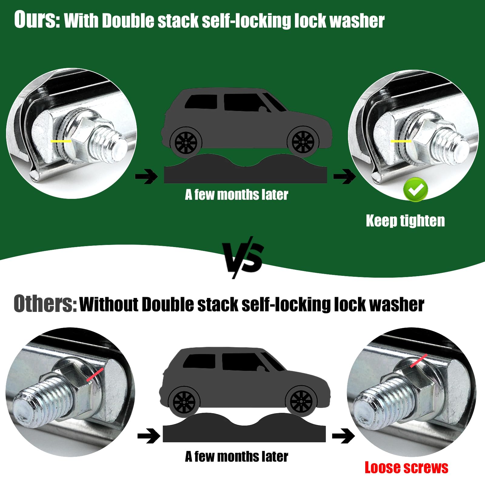 Vitonsbay 8 Inch Exhaust Clamp,8 Inch Butt Joint Exhaust Muffler Pipe Band Clamp Sleeve Coupler Stainless Steel(1Pcs)