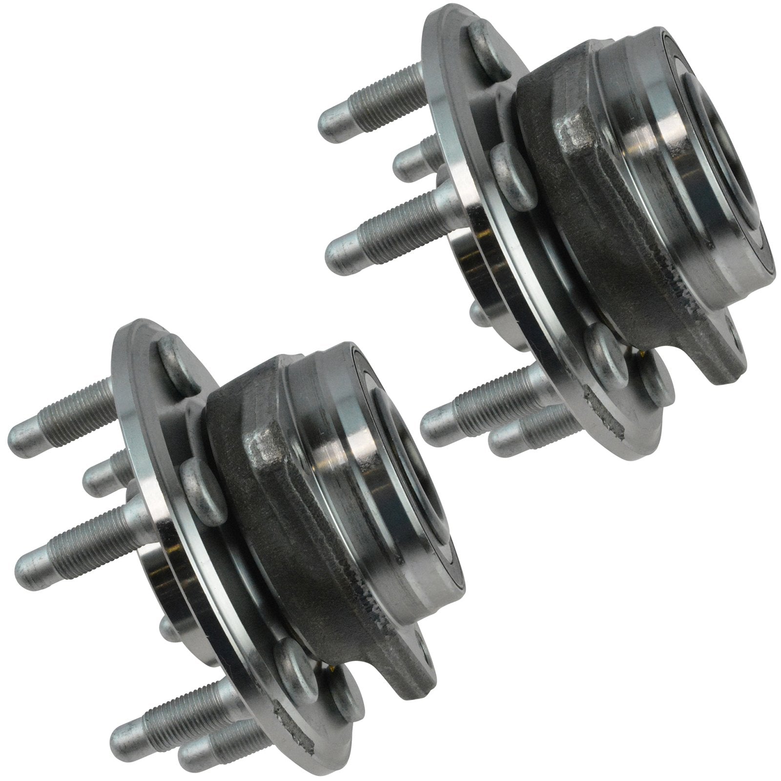 Trq Front Rear Wheel Hub Bearings Assembly Set Compatible With 2010-2016 Cadillac Srx 2011 Saab 9-4X