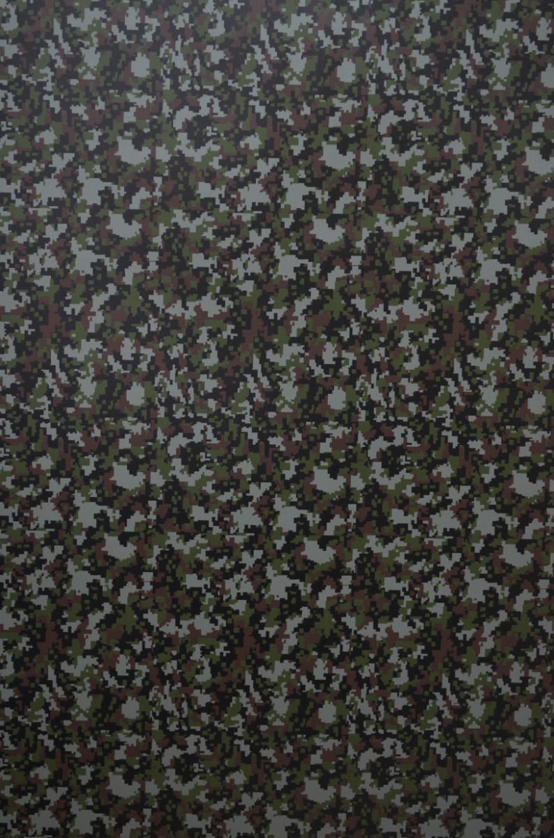 Vvivid Vinyl Camouflage Pattern Wrap Air-Release Adhesive Film Sheets (2Ft X 5Ft, Digital Camo)