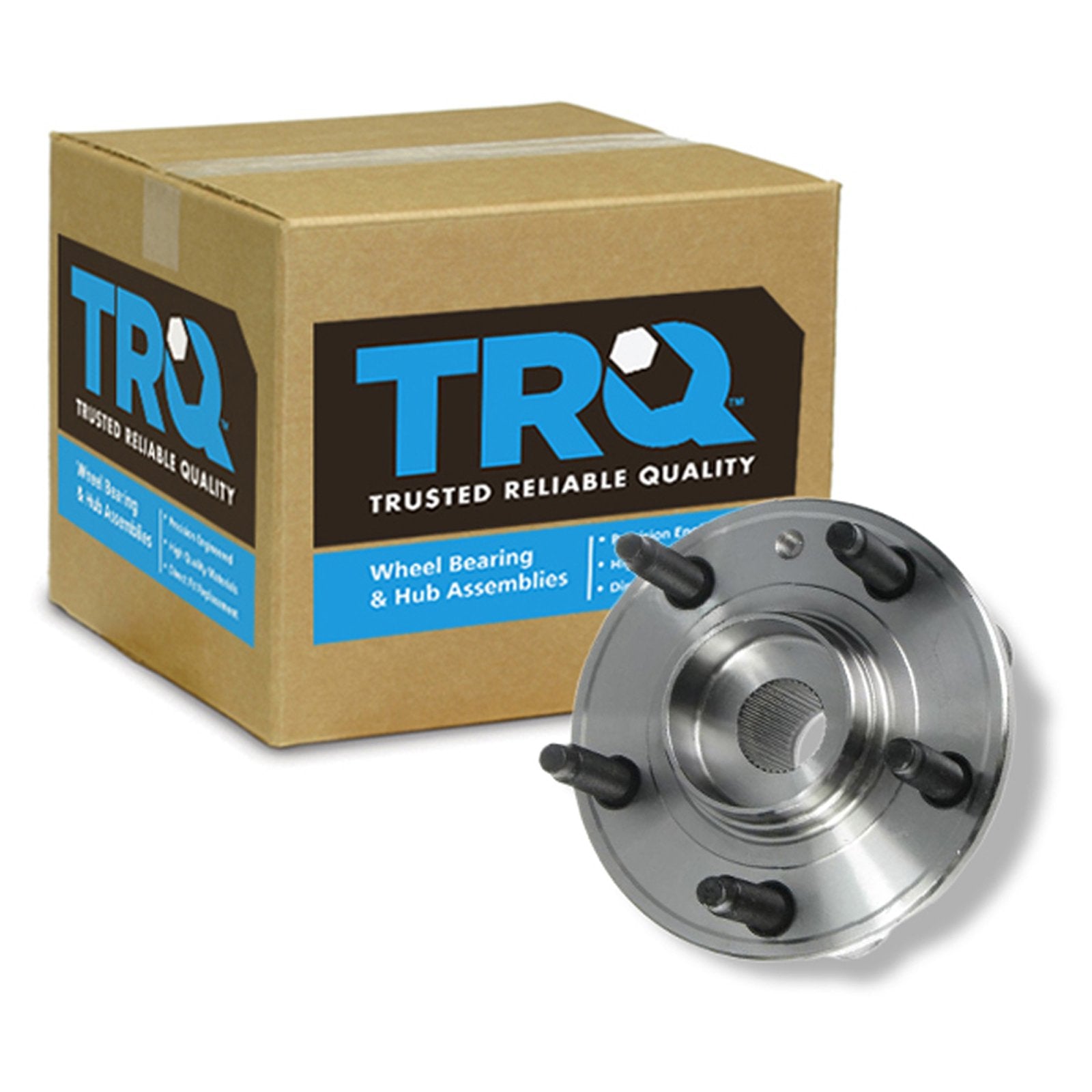 Trq Front Left Right Wheel Hub Bearing Assembly Driver Passenger Side Compatible With 2005-2007 Ford Five Hundred Freestyle 2008