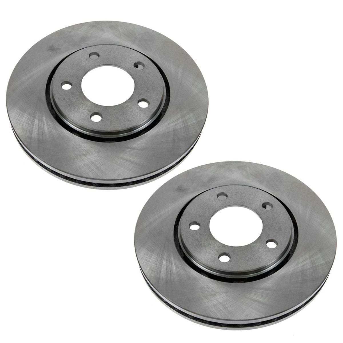 Trq Rear Performance Brake Rotors Set Vented Premium G-Coated Compatible With 2005-2014 Chrysler 300 2008-2019 Dodge Challenger