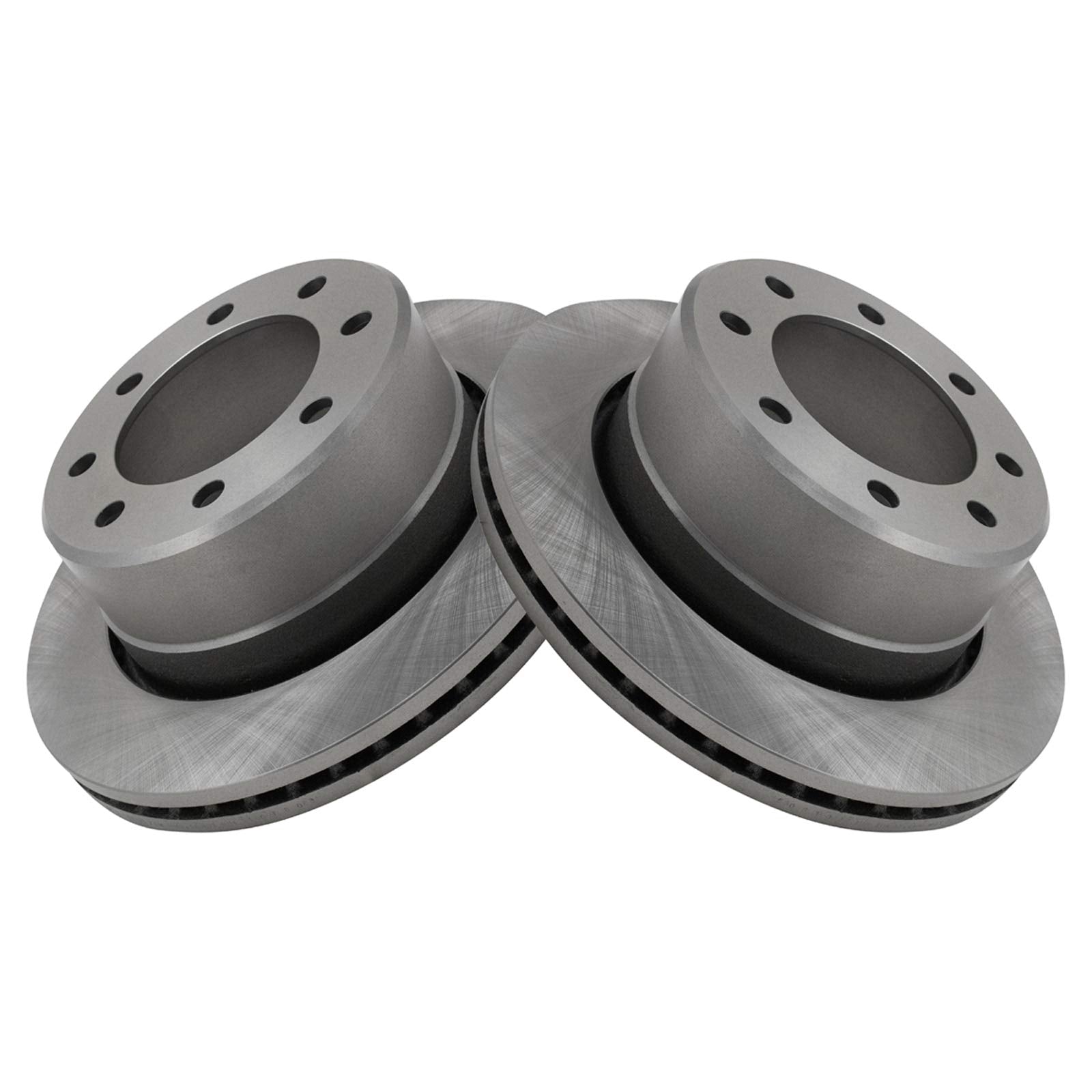 Trq Rear Brake Rotors Set Solid Compatible With 2009-2010 Dodge Ram 2500 Ram 3500 2012 Ram 1500 2011-2022 2500 3500