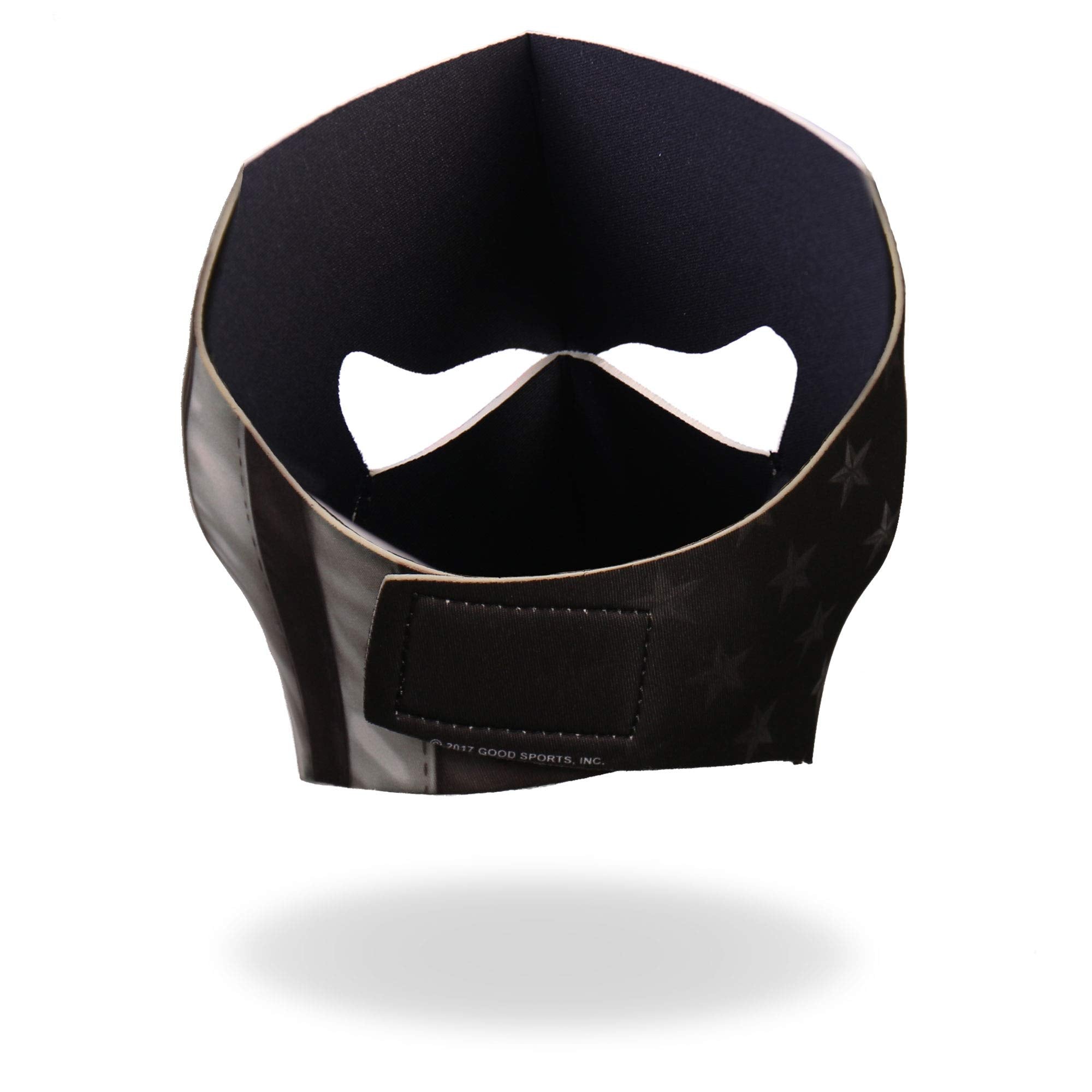 Hot Leathers Unisex-Adult American Flag Face Wrap (Black and White, One Size Fits Most)